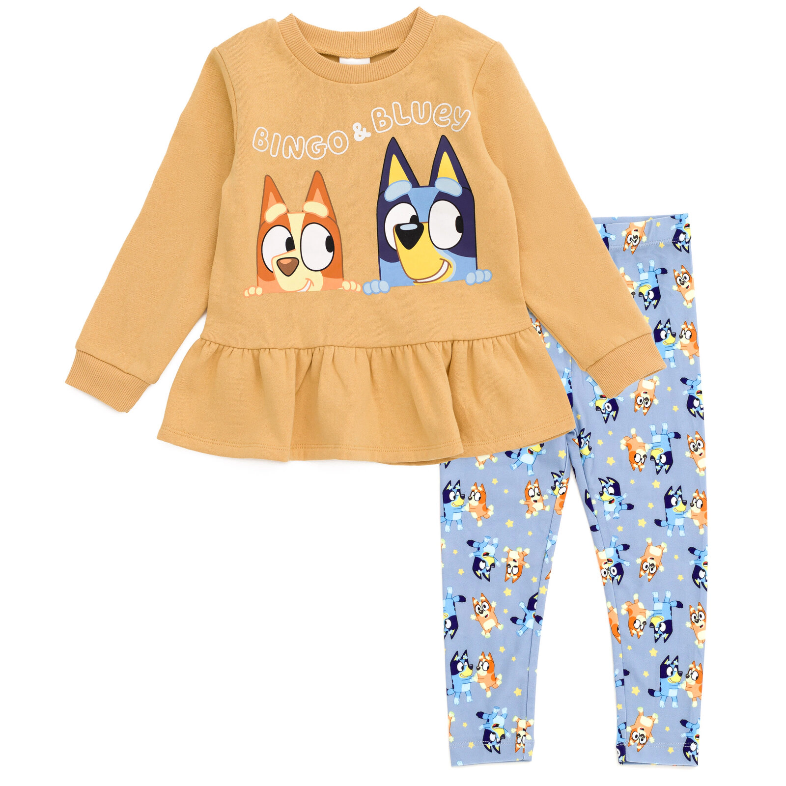 Bluey Girls' Fleece Sweatshirt and Leggings Set