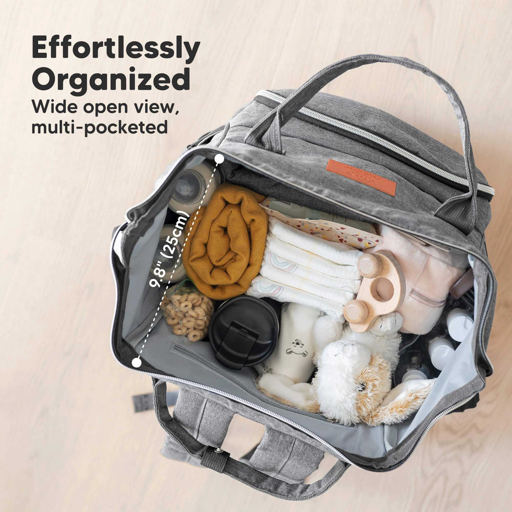 KeaBabies Original Diaper Bag