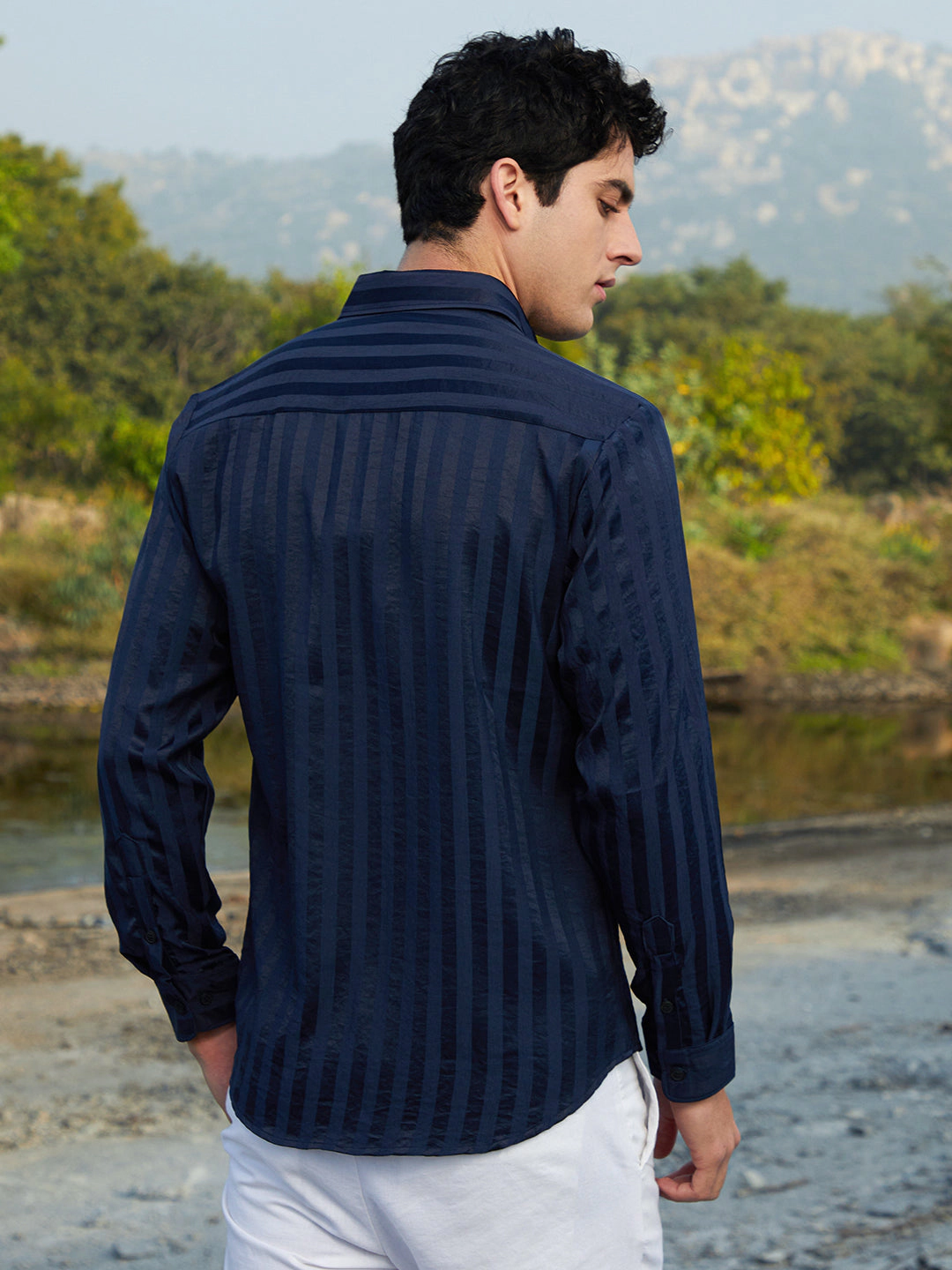 Cahoot Men's Candy-Striped Shirt