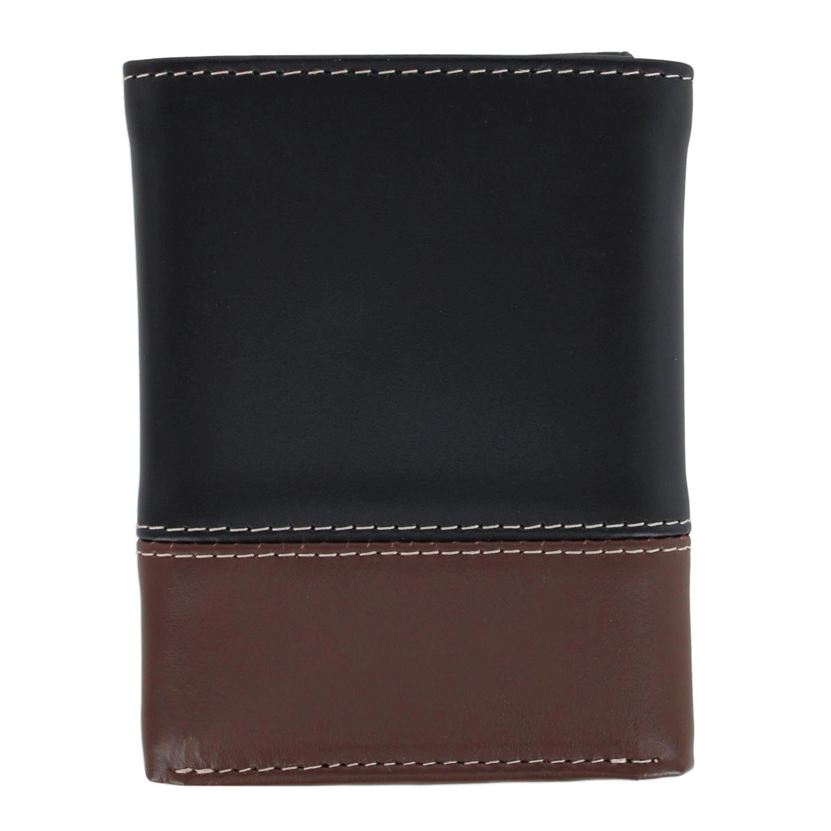 Timberland Men's Leather Hunter Two Tone Trifold Wallet