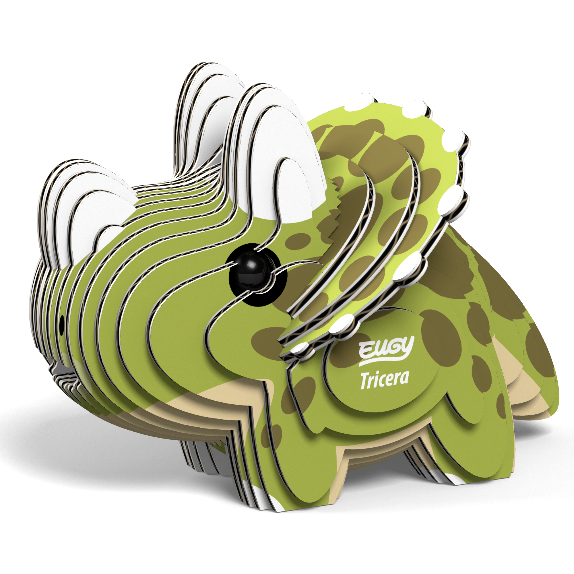 EUGY Triceratops 3D Puzzle - contains 25 puzzle pieces