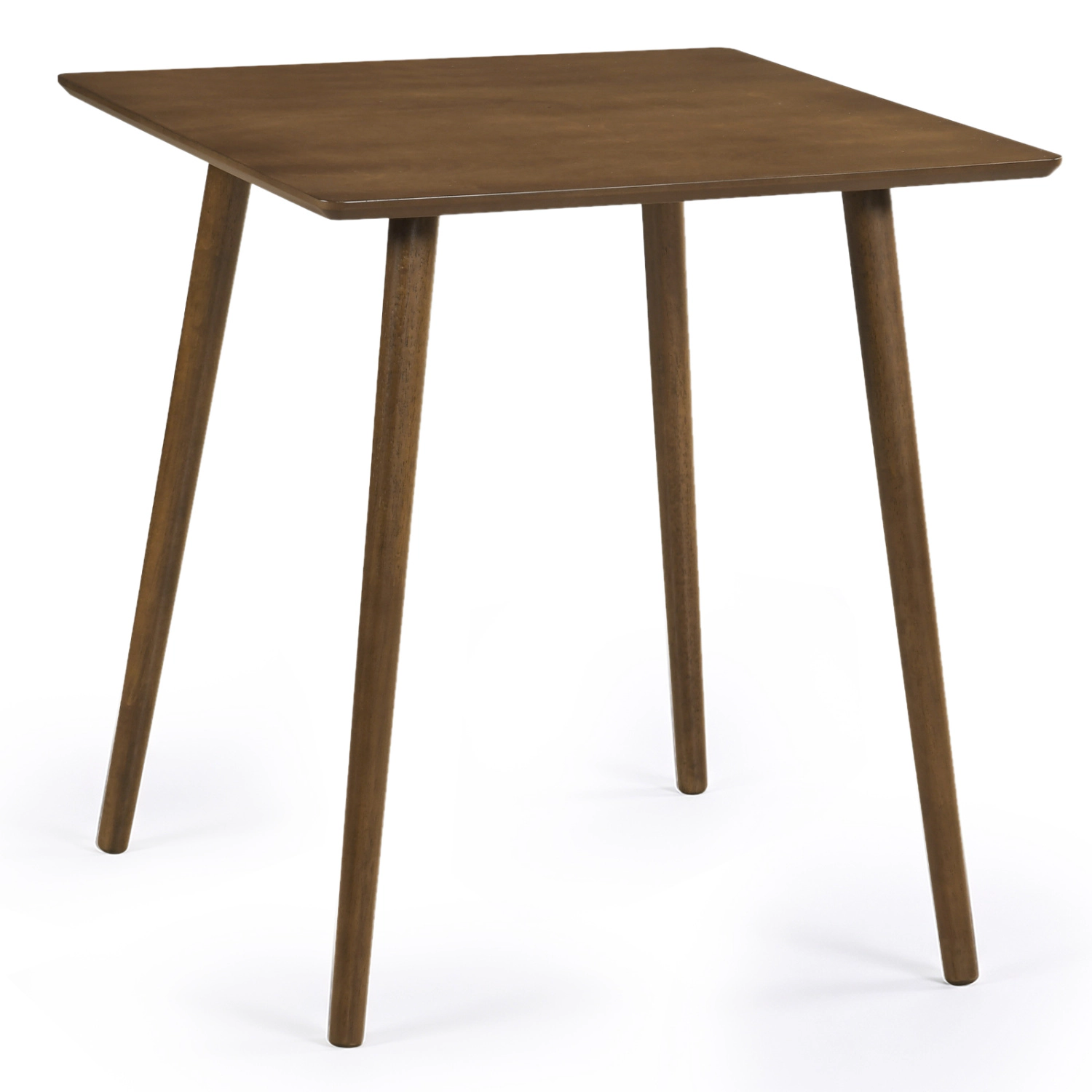 LJG 27.5 Inch Small Square Wooden Dining Table for 2-4 People Space-Saving Dining Room Table