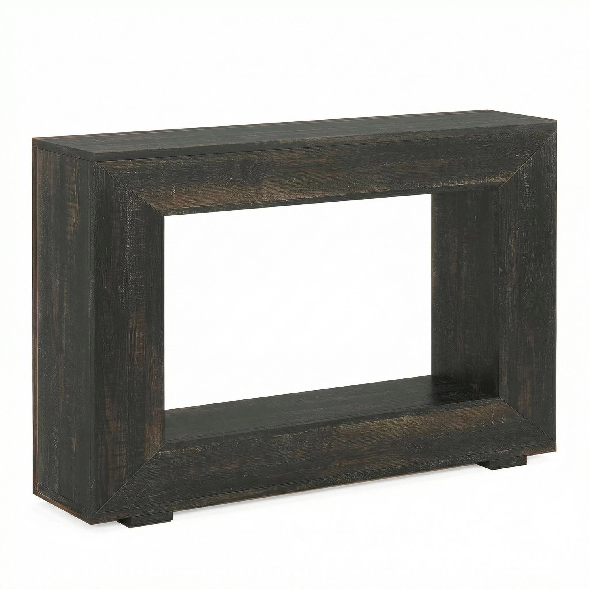 Tribesigns Farmhouse Console Table, 47" Rustic Wood Entryway Sofa Table with Storage