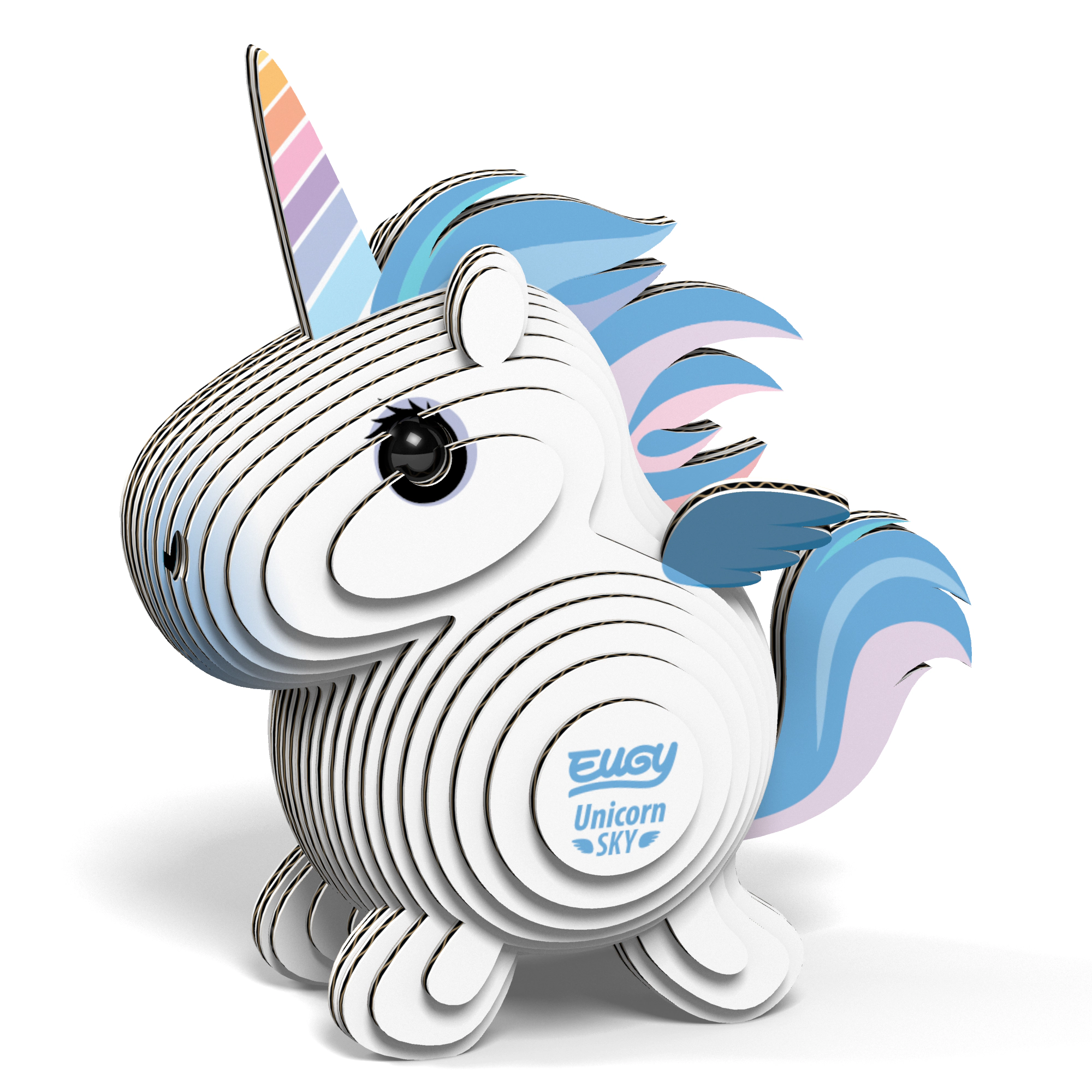 EUGY Unicorn Sky 3D Puzzle - contains 28 puzzle pieces