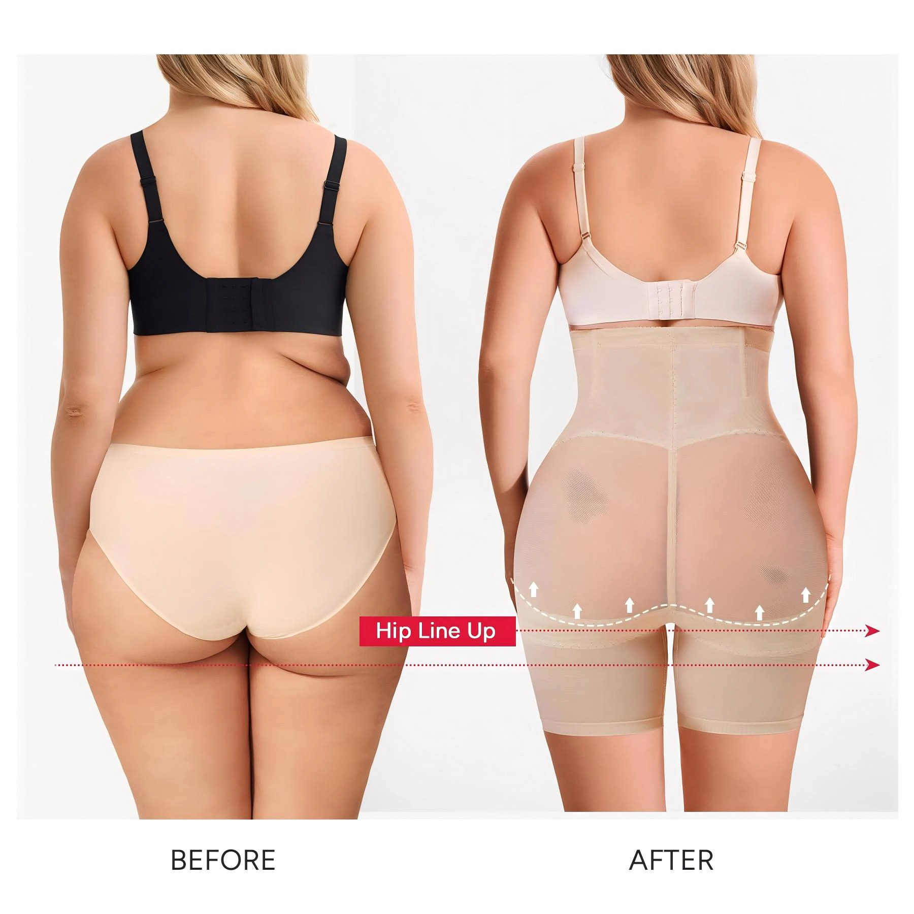 Nebility Women High Waist Tummy Control Body Shaper