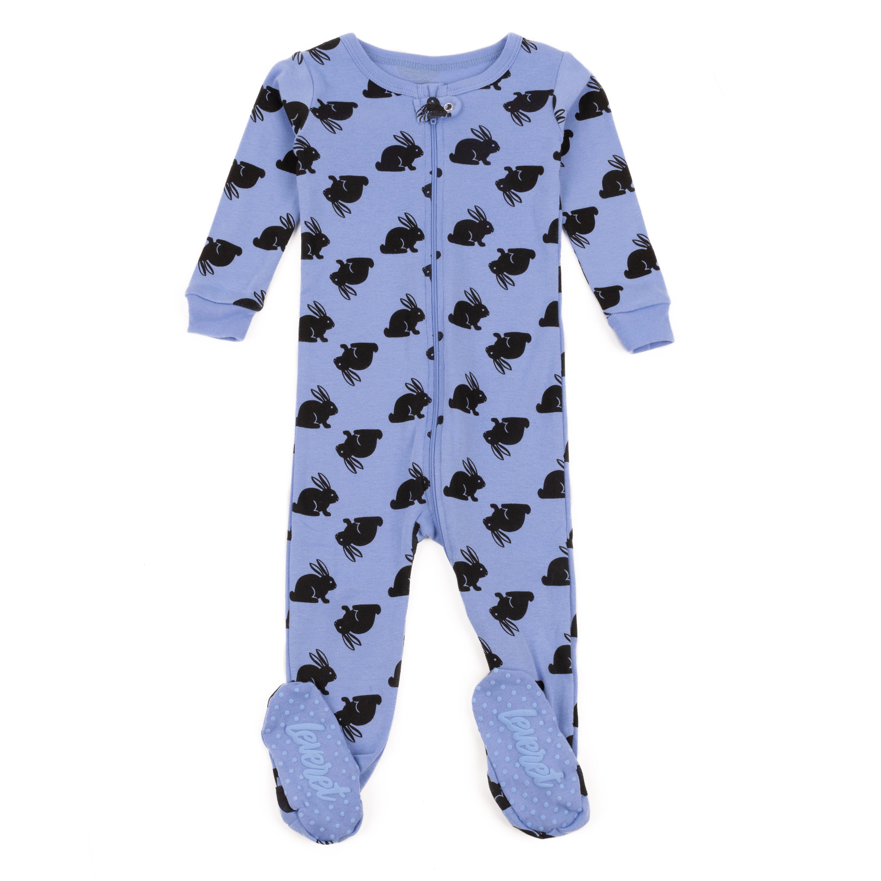 Leveret Toddler Cotton Footed Easter Bunny Pajamas