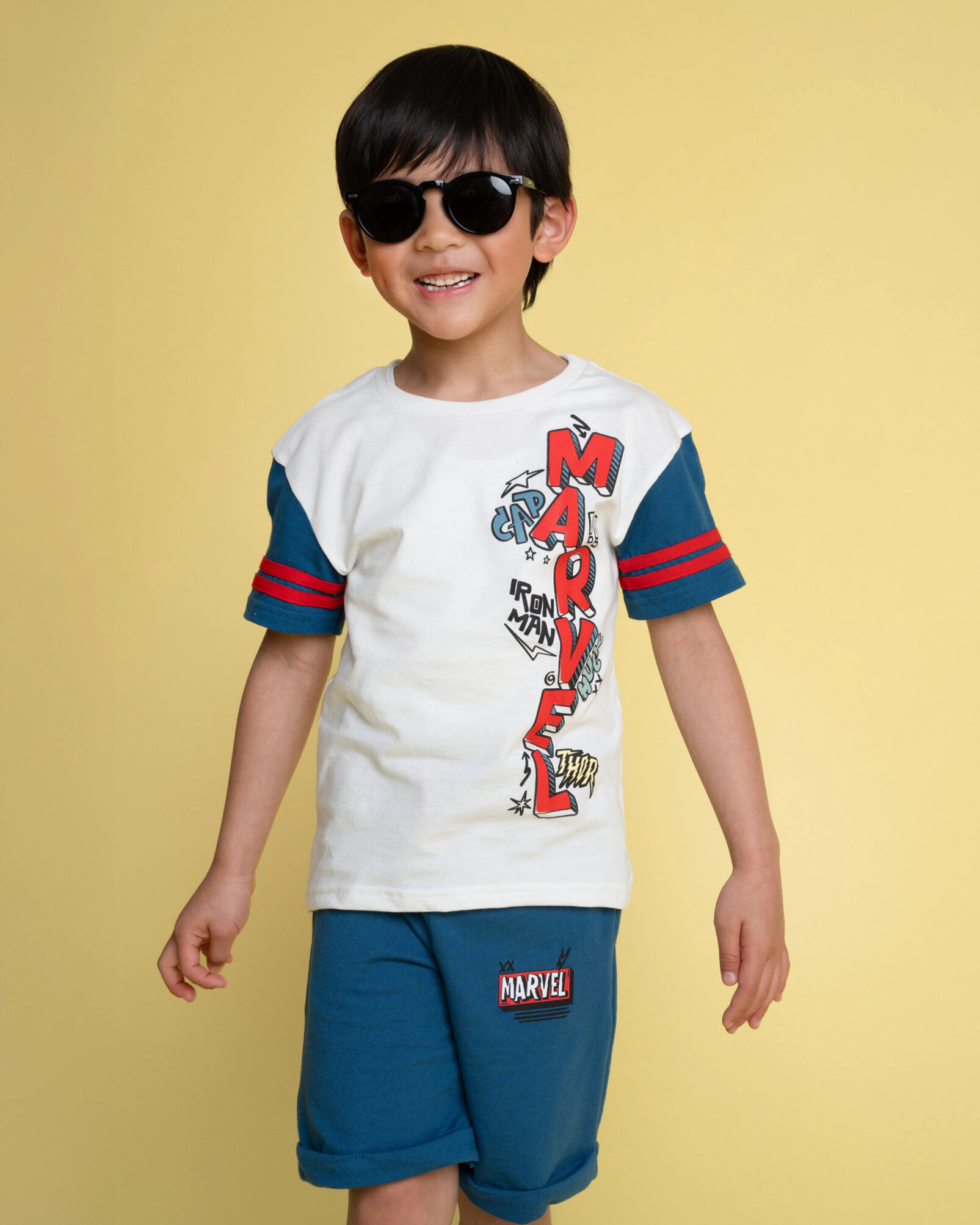 Marvel Boys' 2-Piece T-Shirt and Shorts Set