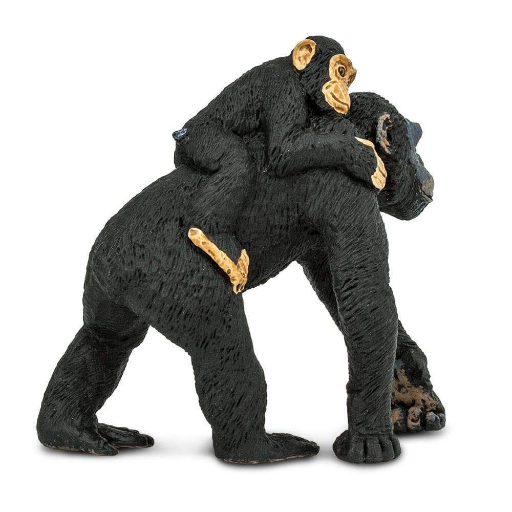 Safari Ltd. - Chimpanzee with Baby Kids Toy Figure