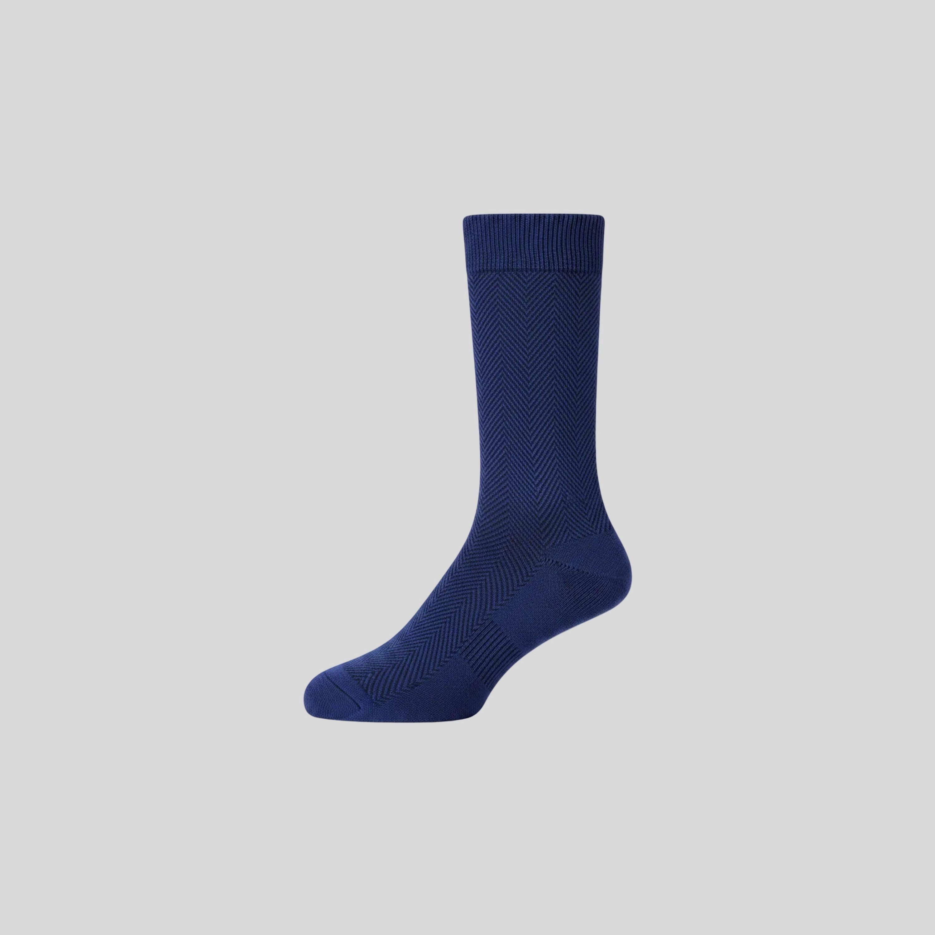 Wear Sierra Men's Crew Dress Socks, Combed Cotton, Seamless Toe Socks
