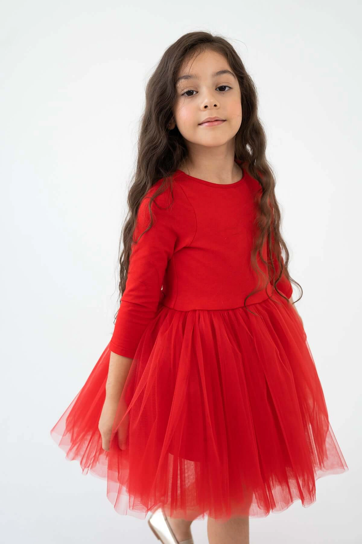 Mini Celebrities Girls Red Love Tutu Dress