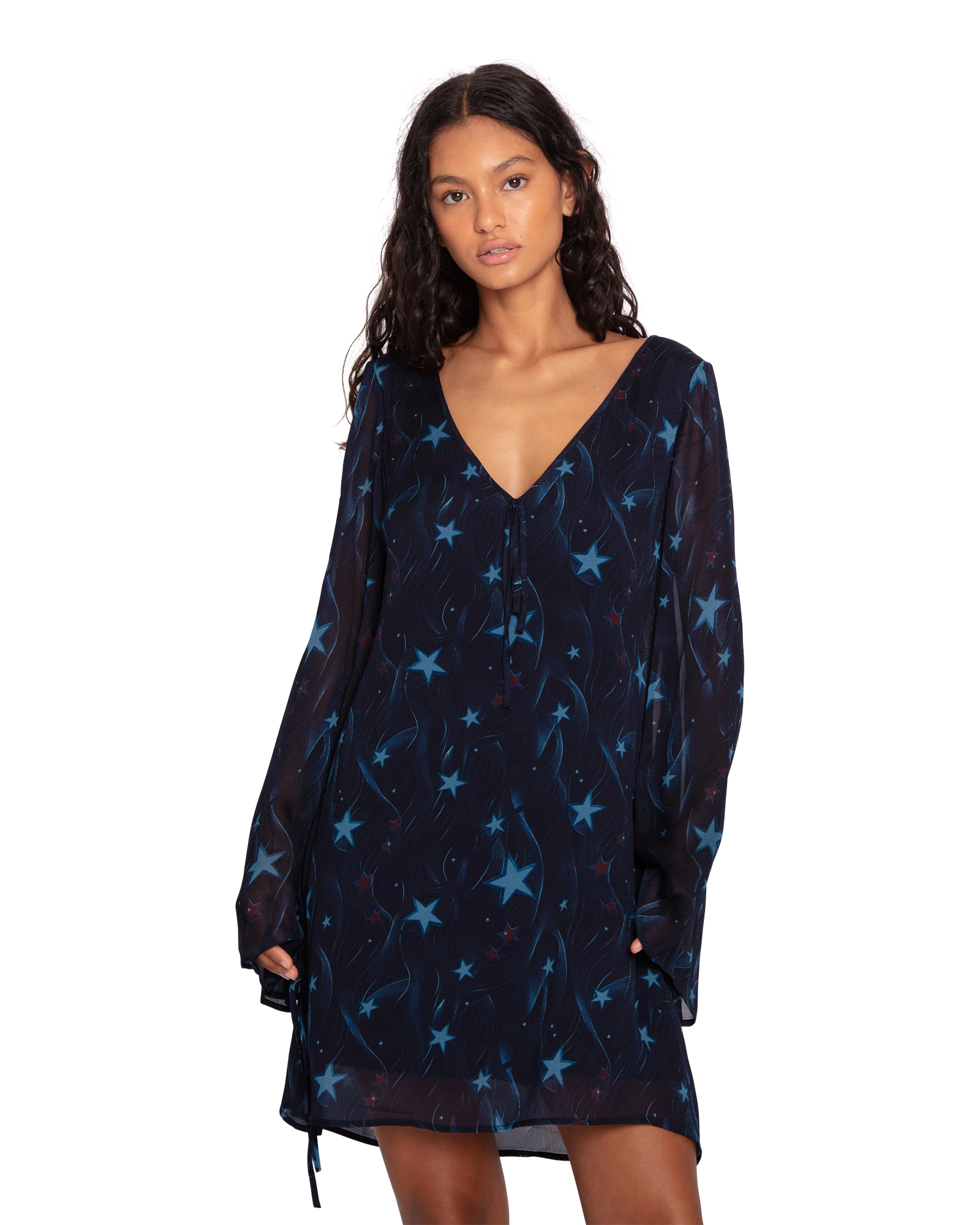 Belle & Bloom Womens Star Eyes Mini Dress