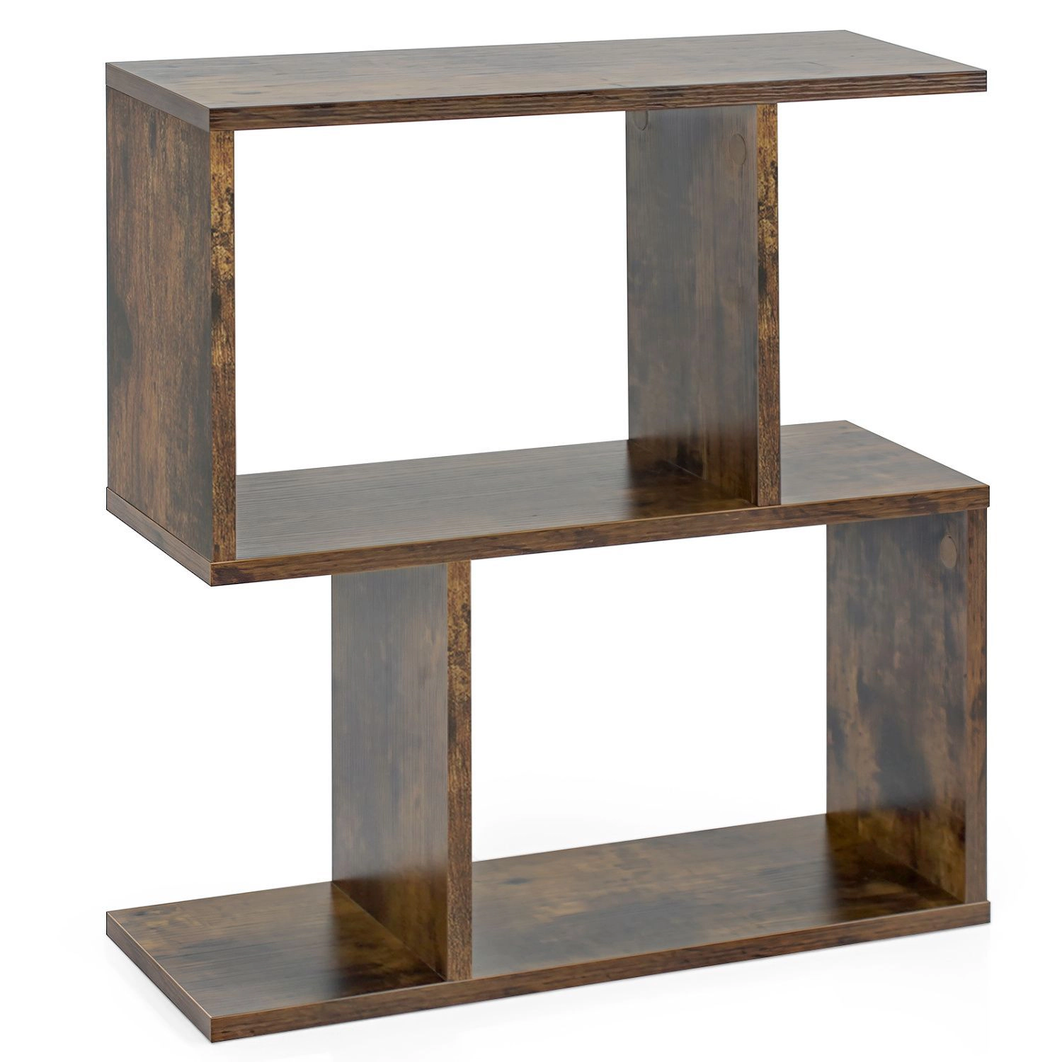 SlickBlue Compact 3 Tier Bookcase Display Shelf for Living Room