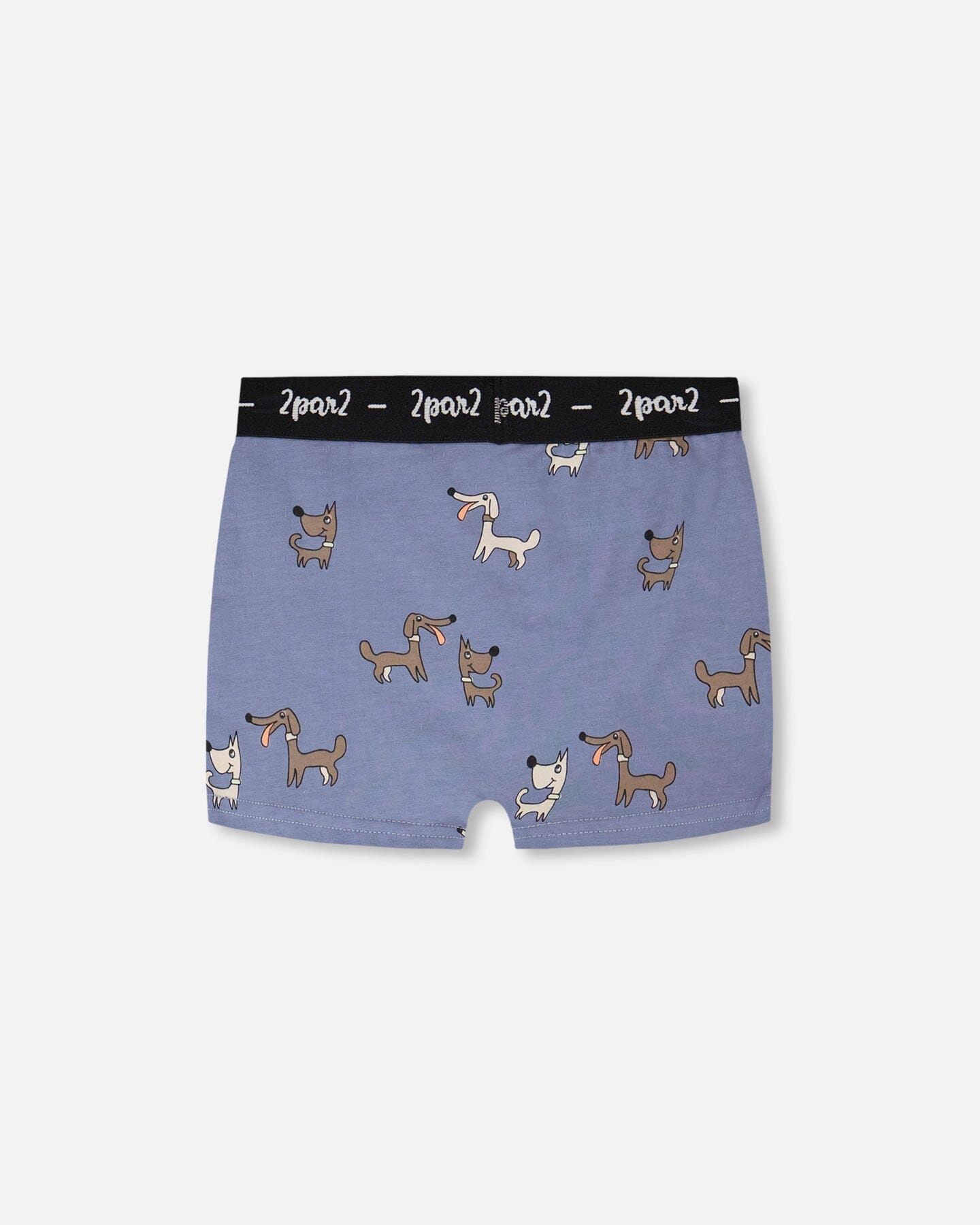 Deux par Boys Organic Cotton Boxer Dog Print