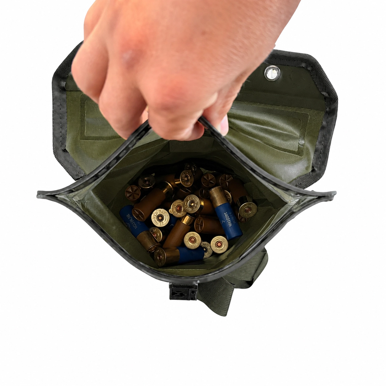 Dry Pocket Olive Night Magnetic Double Lock, Auto-Sealing, Waterproof, Scent Proof, and Floating Dry Bag