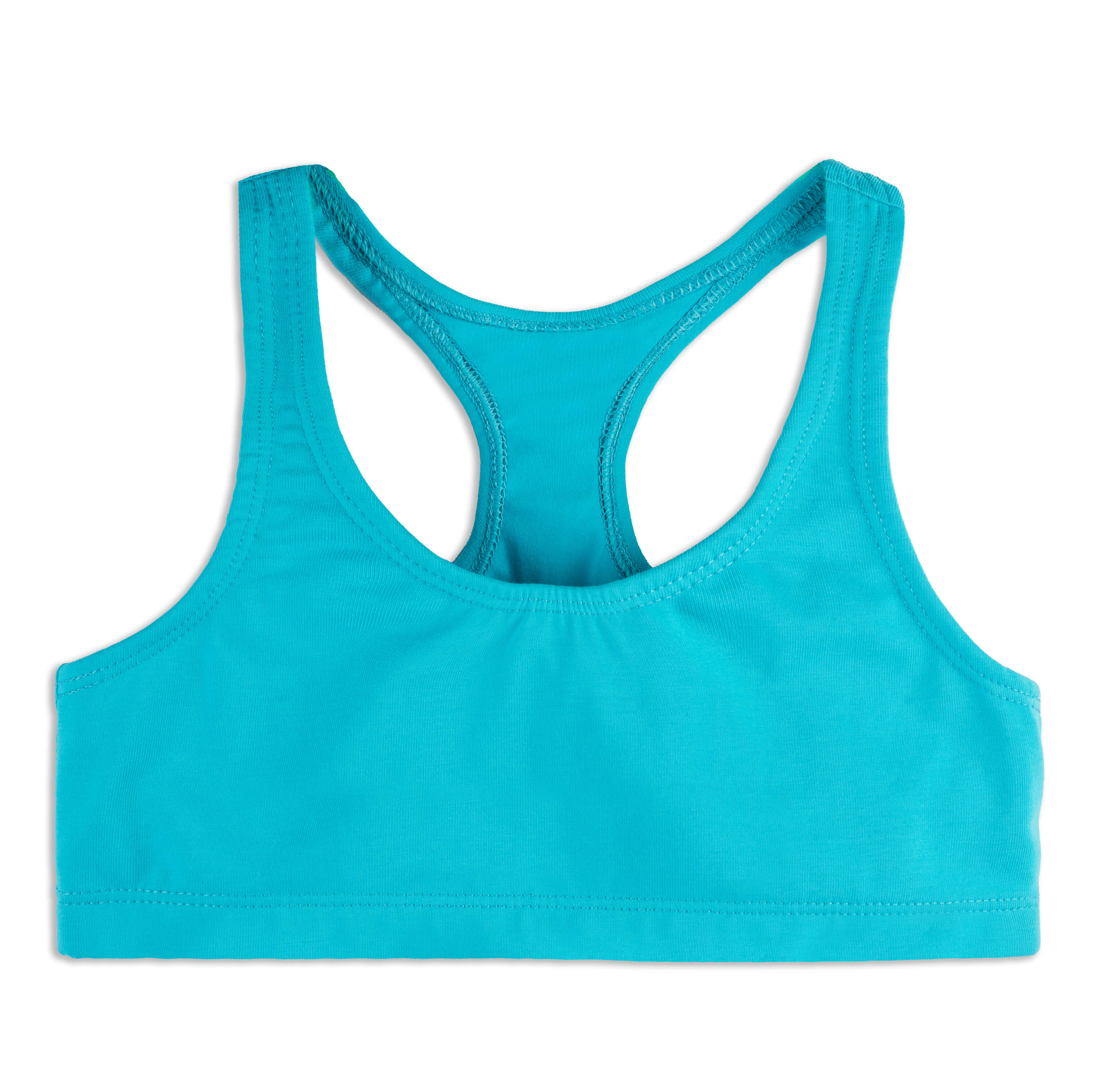 Mightly Girls Organic Cotton Racerback Sports Bra 3-pack