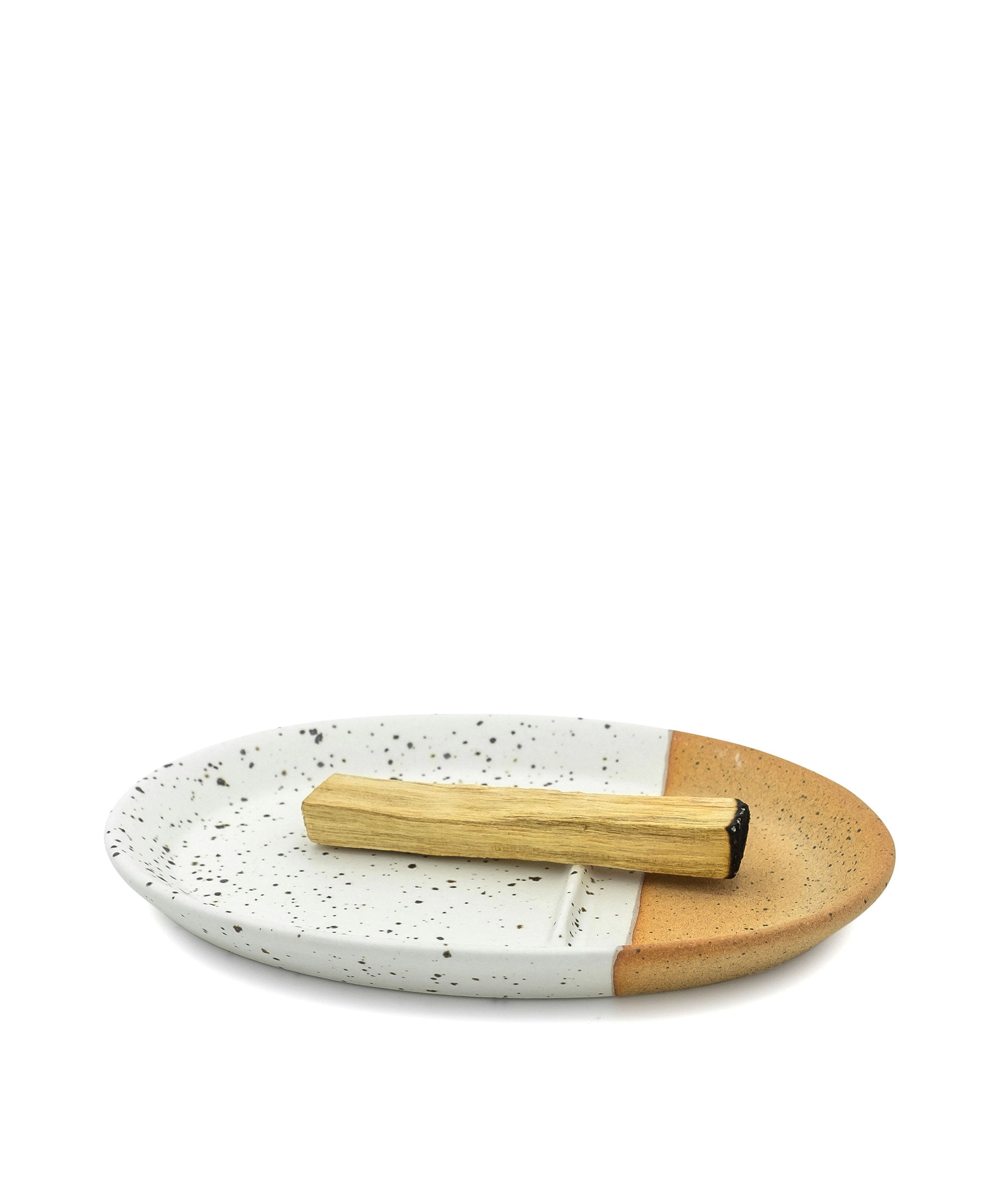 Bursera Oval Ceramic Plate - Terracotta