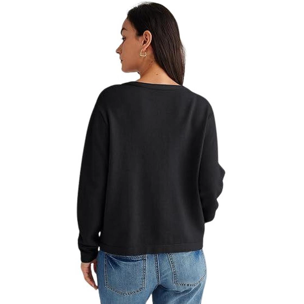 KOJOOIN Women's Open Front Cardigans Button Striped Sweater Long Sleeve Fall Knit Outerwear
