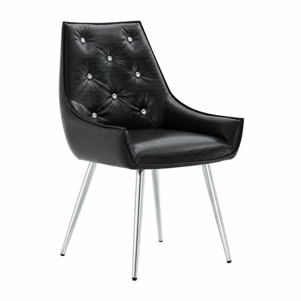 GOODSILO Upholstered PU Leather Dining Seating Chair