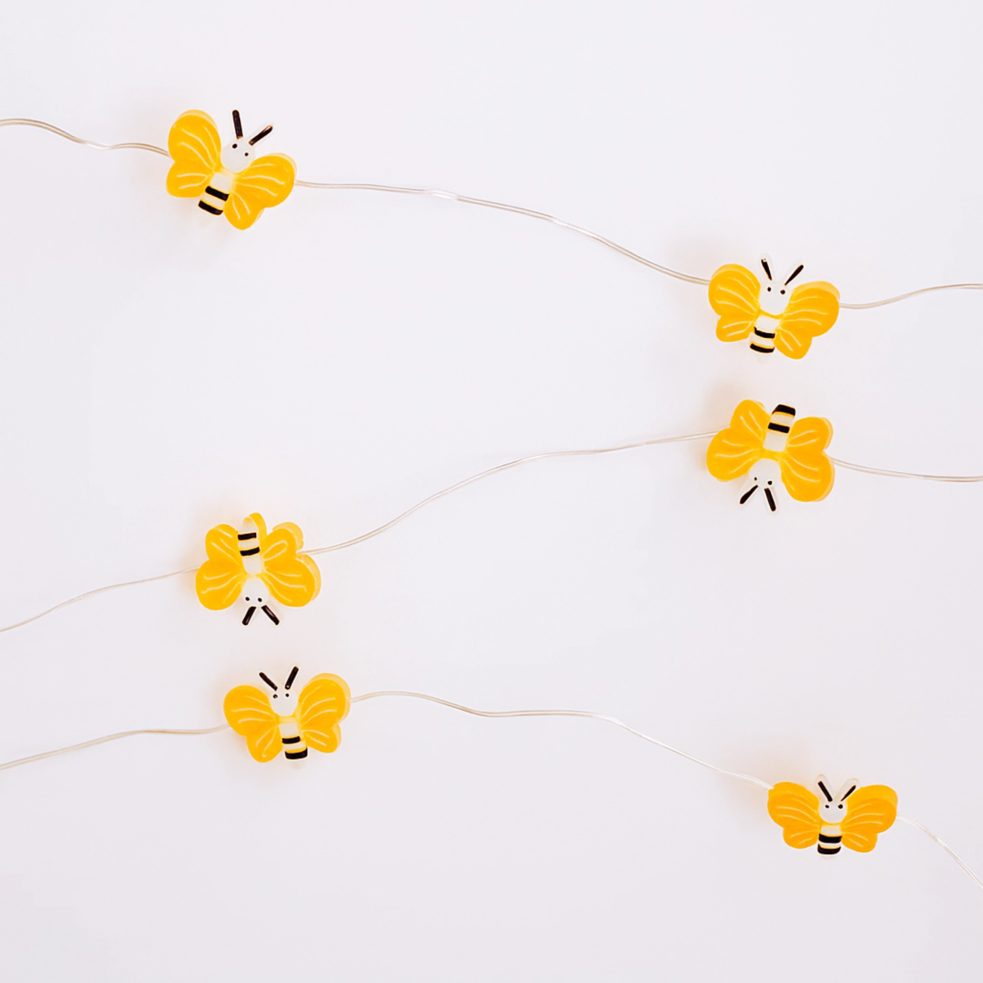 Elegani 3-Pack 20-LED Bee String Lights - Warm White Indoor Fairy Lights