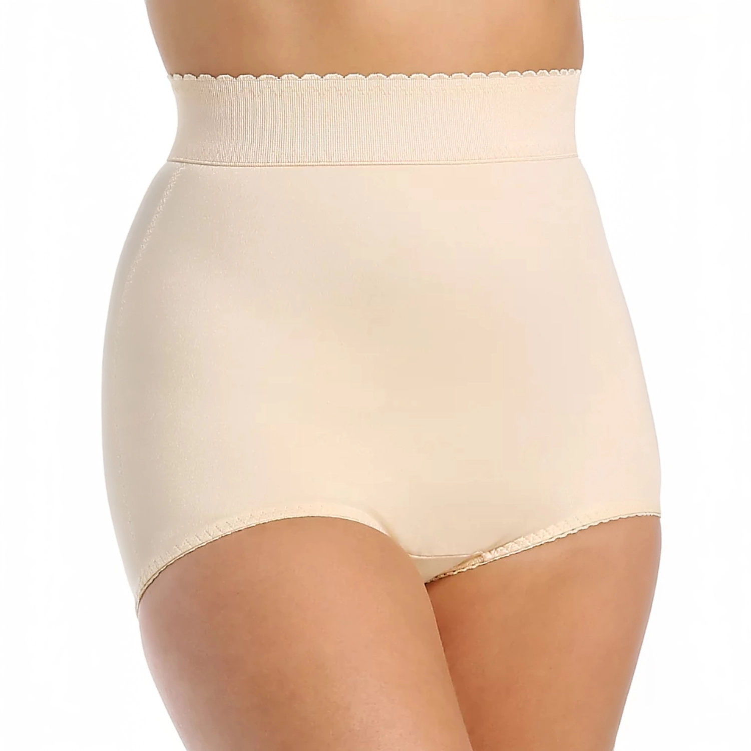 Rago High Waist Tummy Control Panty with Inner Lining, Light Shaping Style