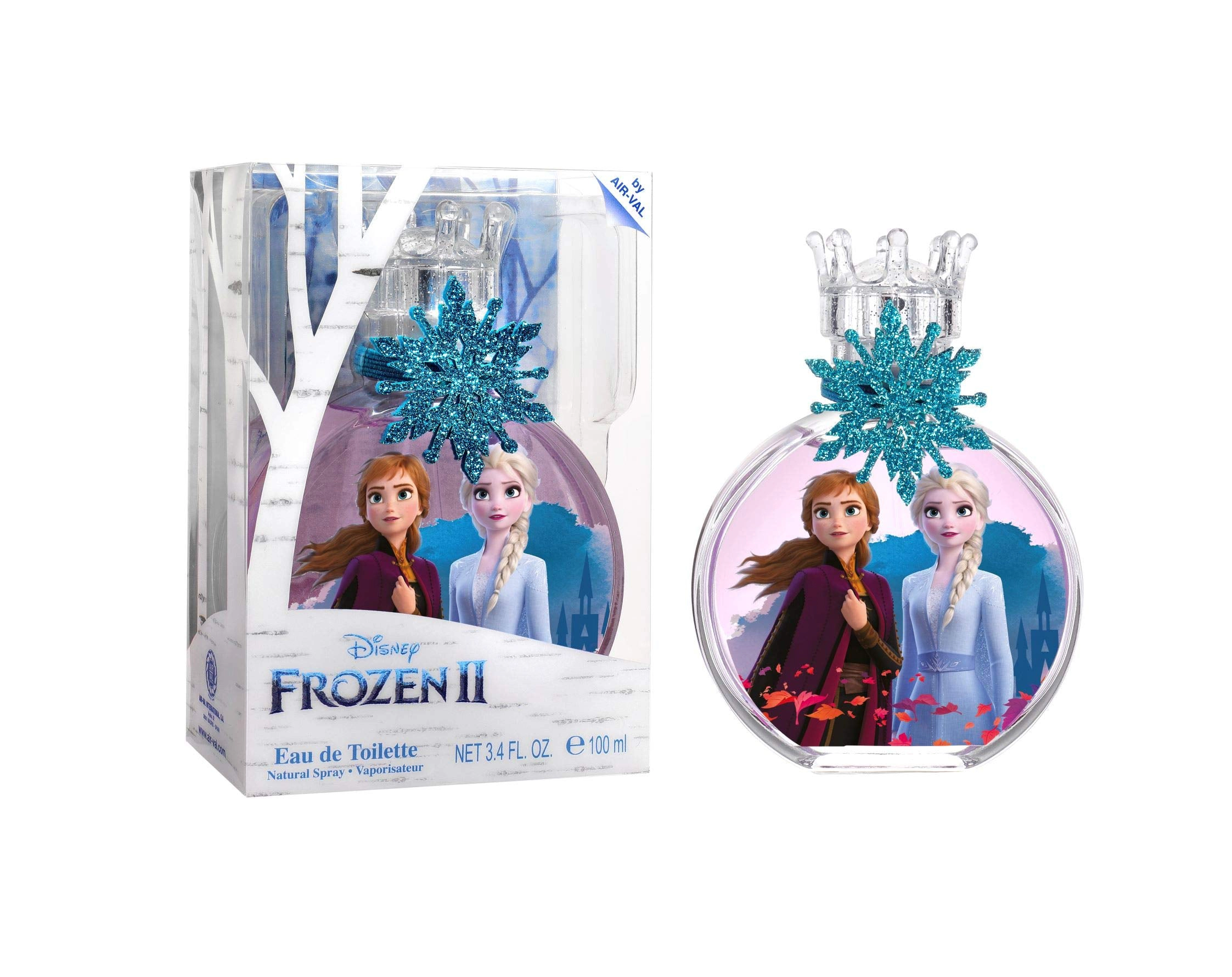 Disney Frozen Eau de Toilette Spray for Girls with Collectible Charm, 3.4 oz