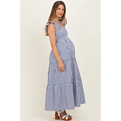 jcpenney maternity formal dresses 24seven Comfort Apparel Womens Maternity Round Neck Long Sleeve Maxi Dress