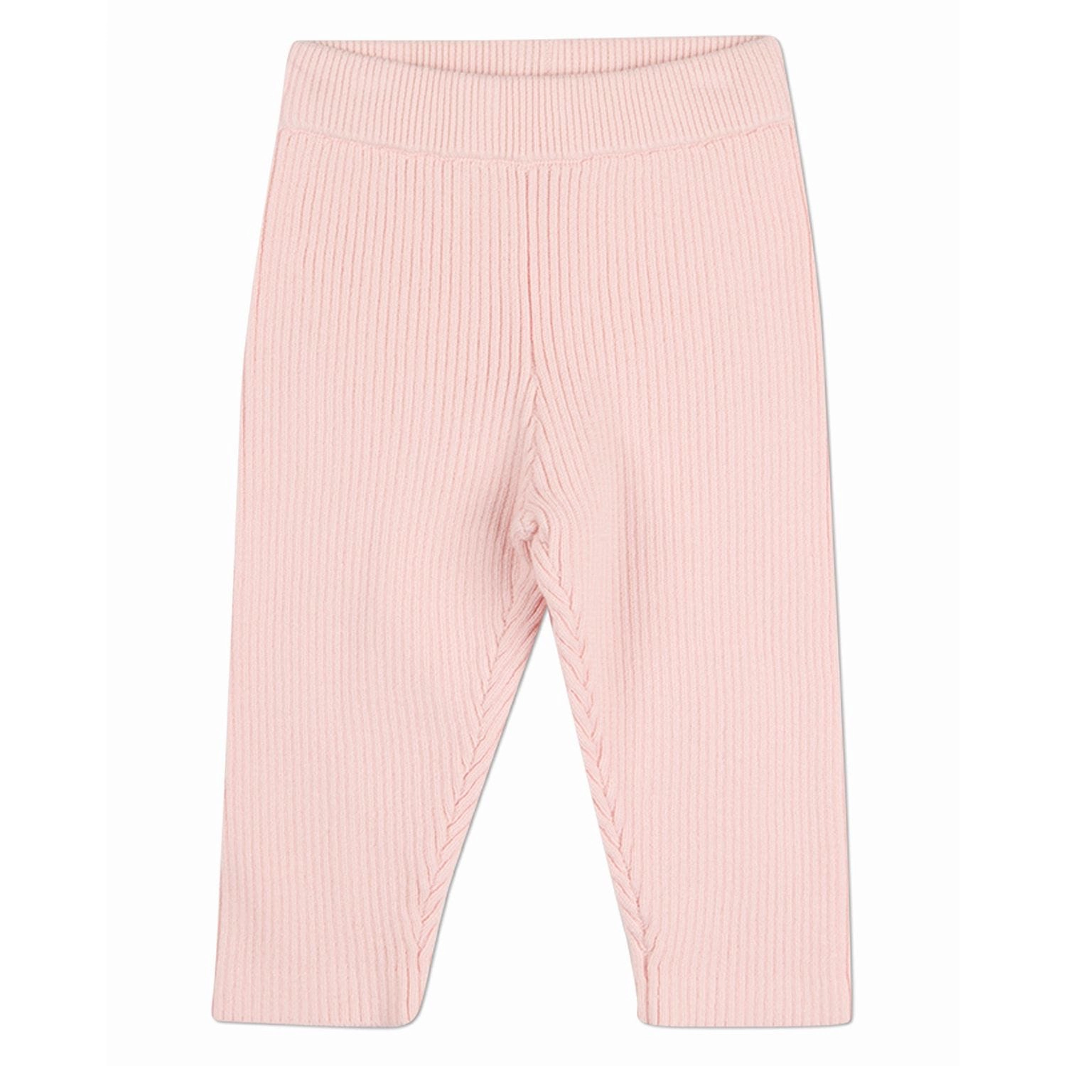 Memoi 2 Piece Baby and Toddler Girls 100% Cotton Knit Play Set with Bow Trim