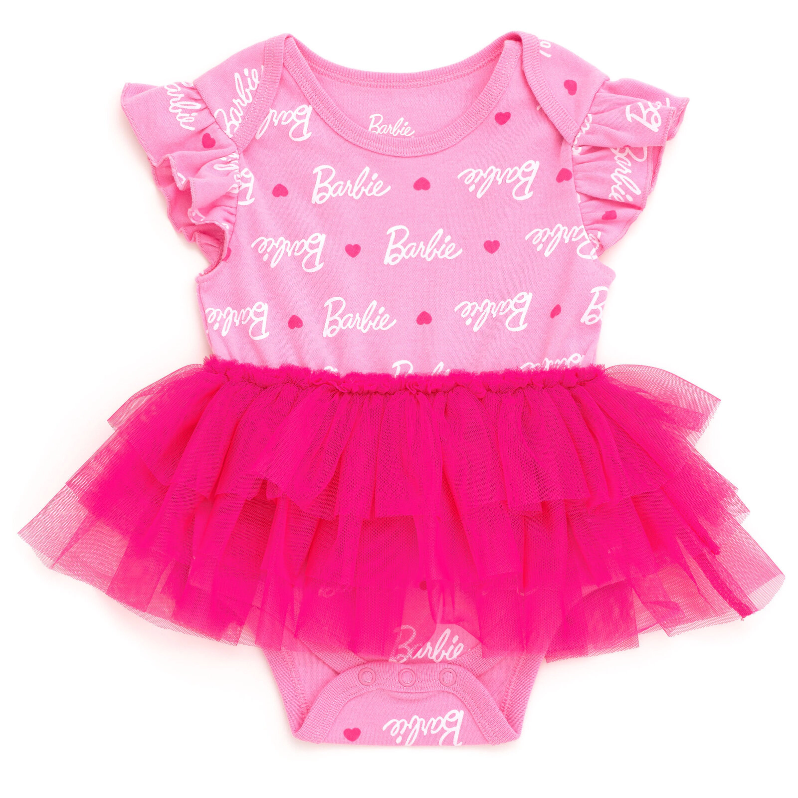 Barbie Baby Girls' One Piece Tutu Bodysuit
