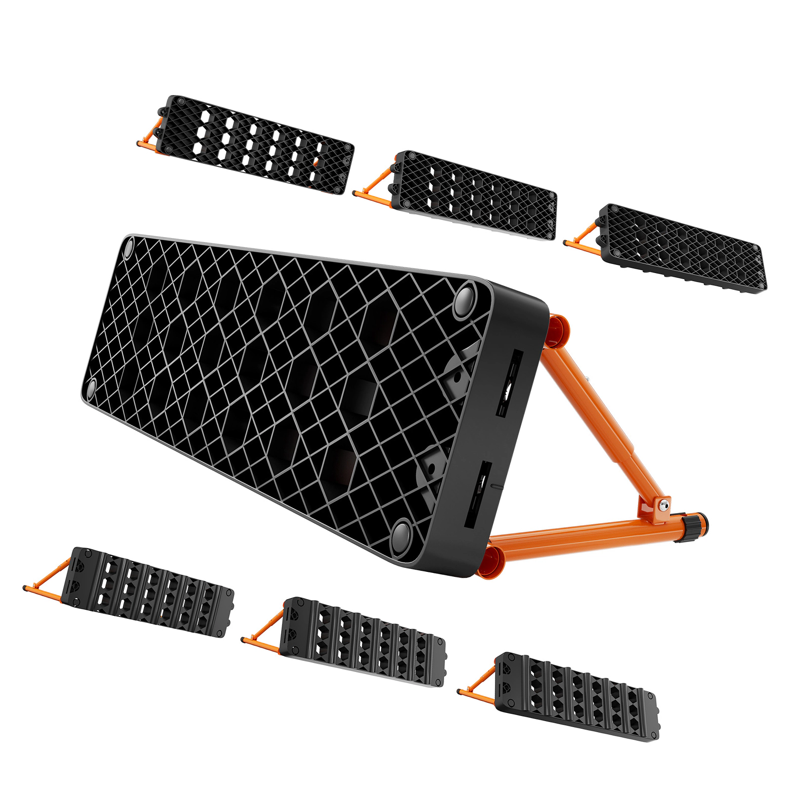 HONGGE Soccer Rebounder Board Portable Soccer Wall with 2 Angles Rebound Foldable HDPE Kickback Rebound Board Soccer