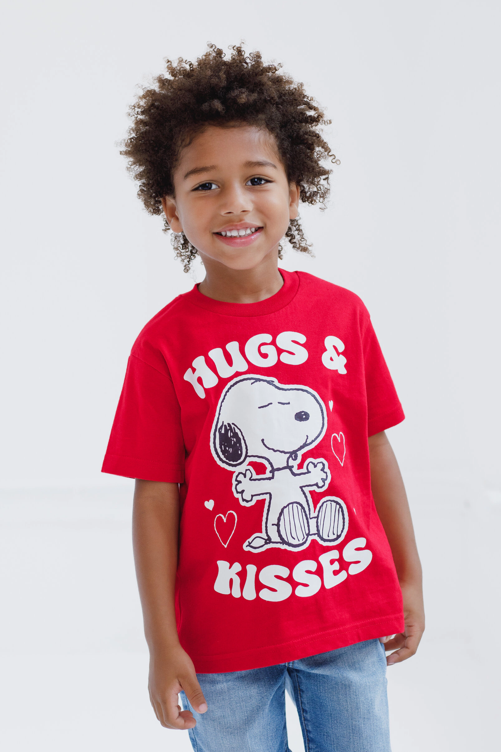 Peanuts Boys' Holiday Short Sleeve Tee