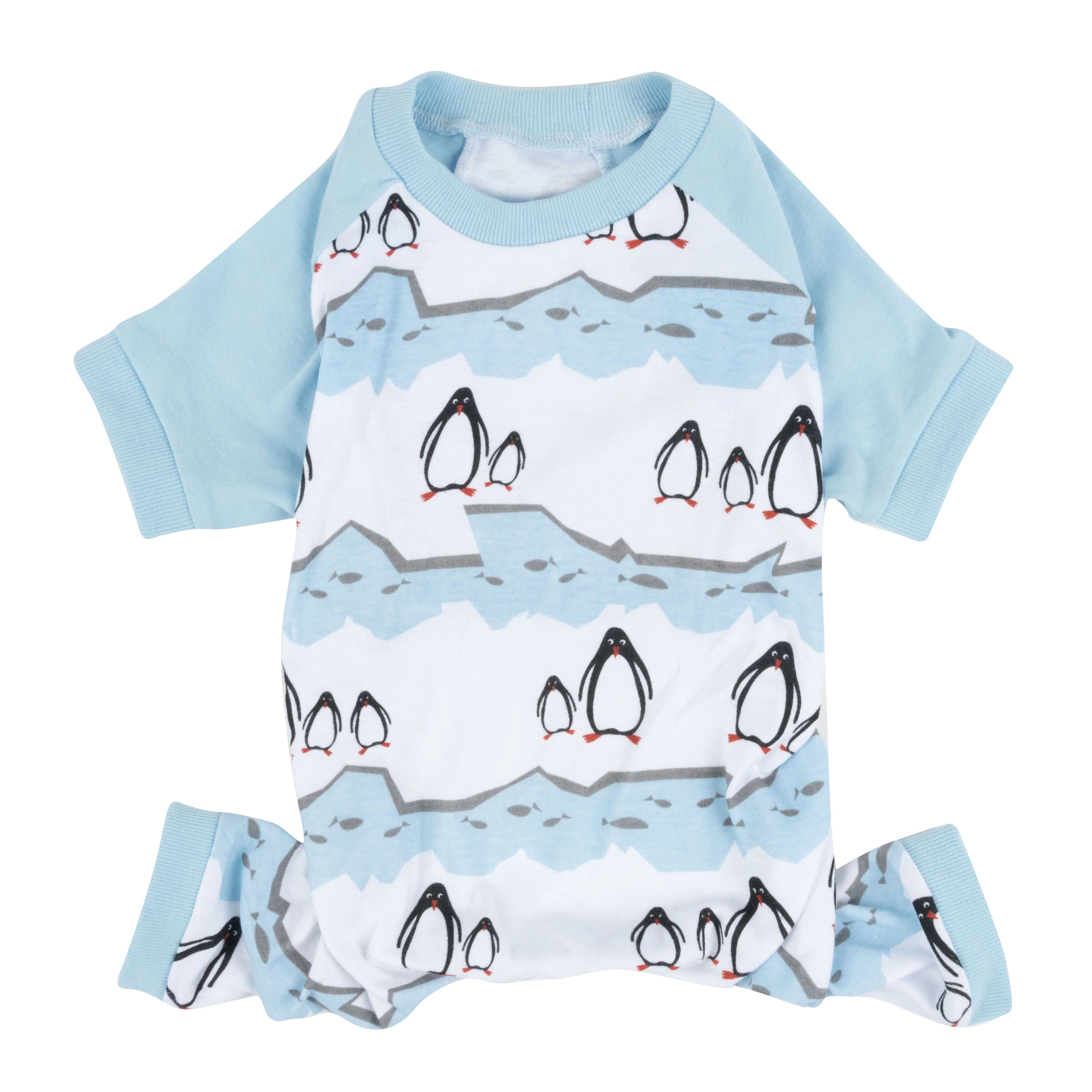 Leveret Dog Cotton Print Holiday Pajamas