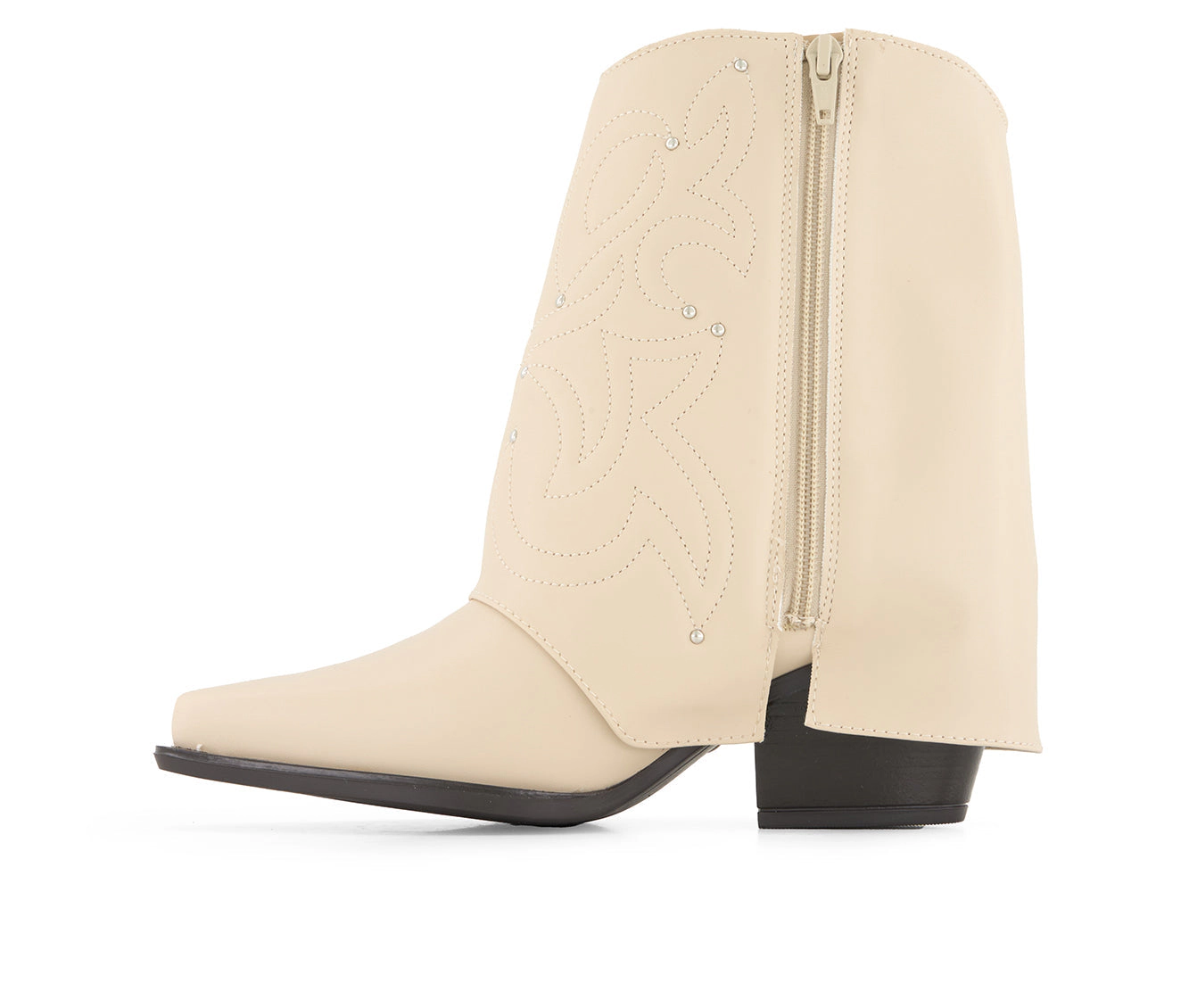 Andrea Womens Foldover Italian Western Style Boots