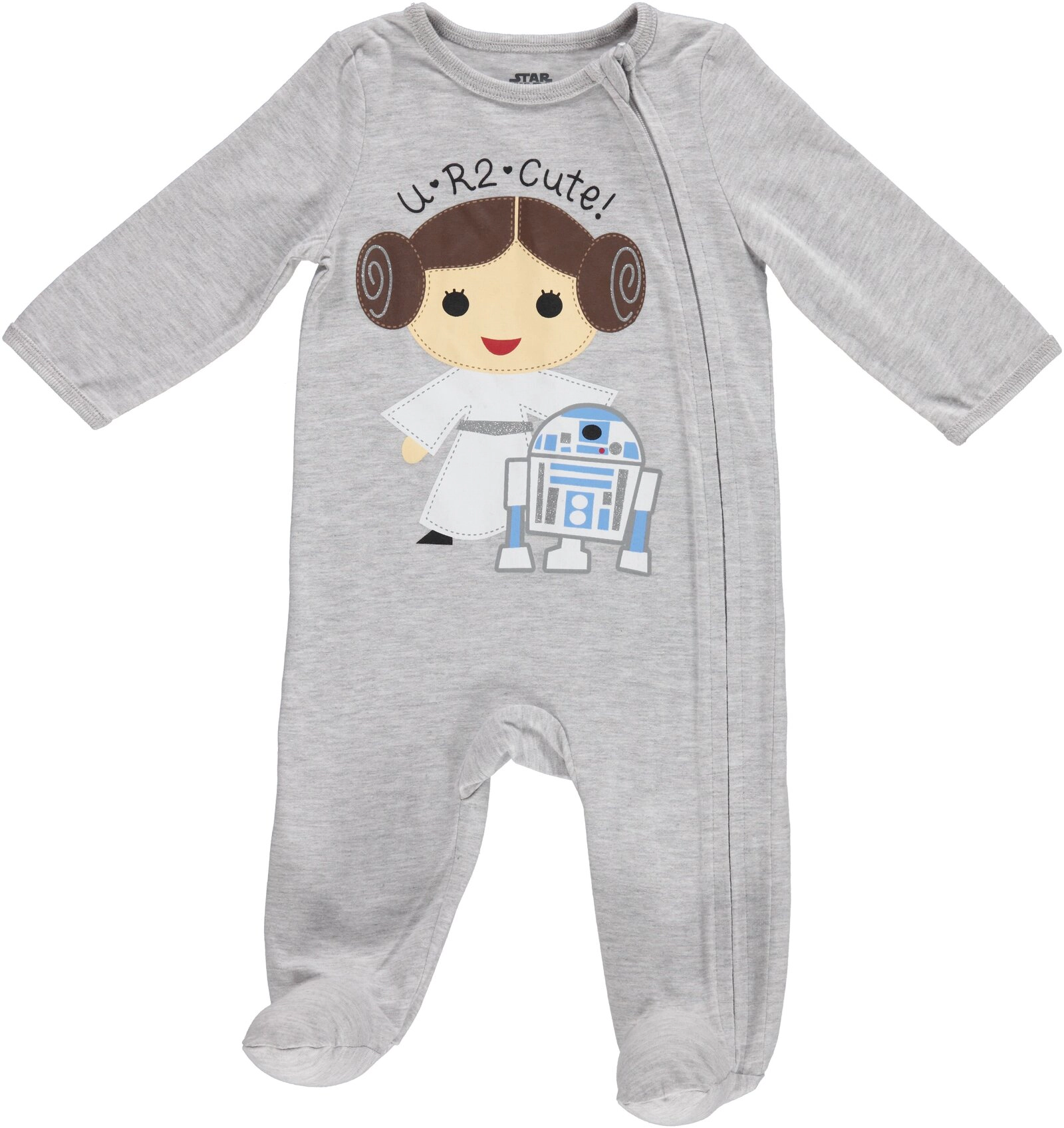 Star Wars Baby Girls' 2-Pack Footed Sleep N Play