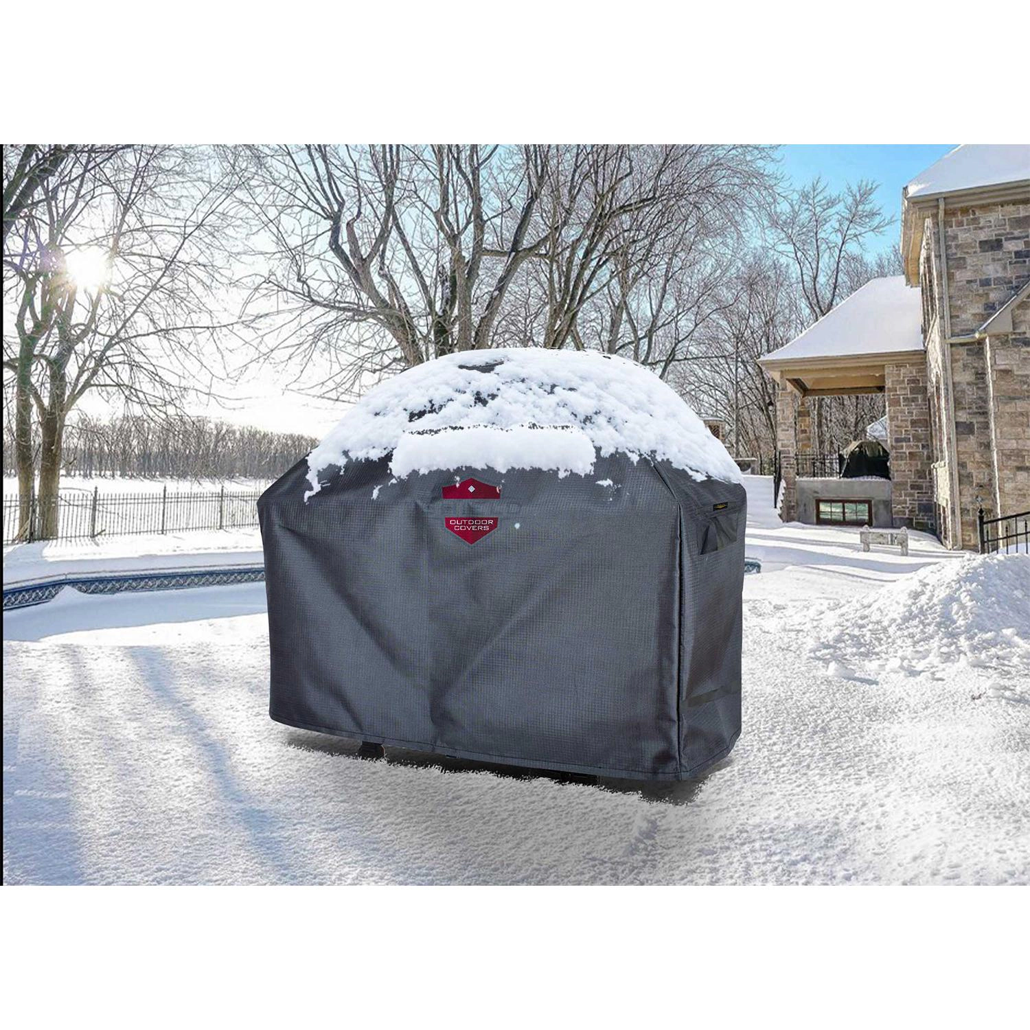 Summerset Shield 26" Grill Cart Cover Ultimate Protection for Your Outdoor Furniture 59" x 22" x  47.5" Gold