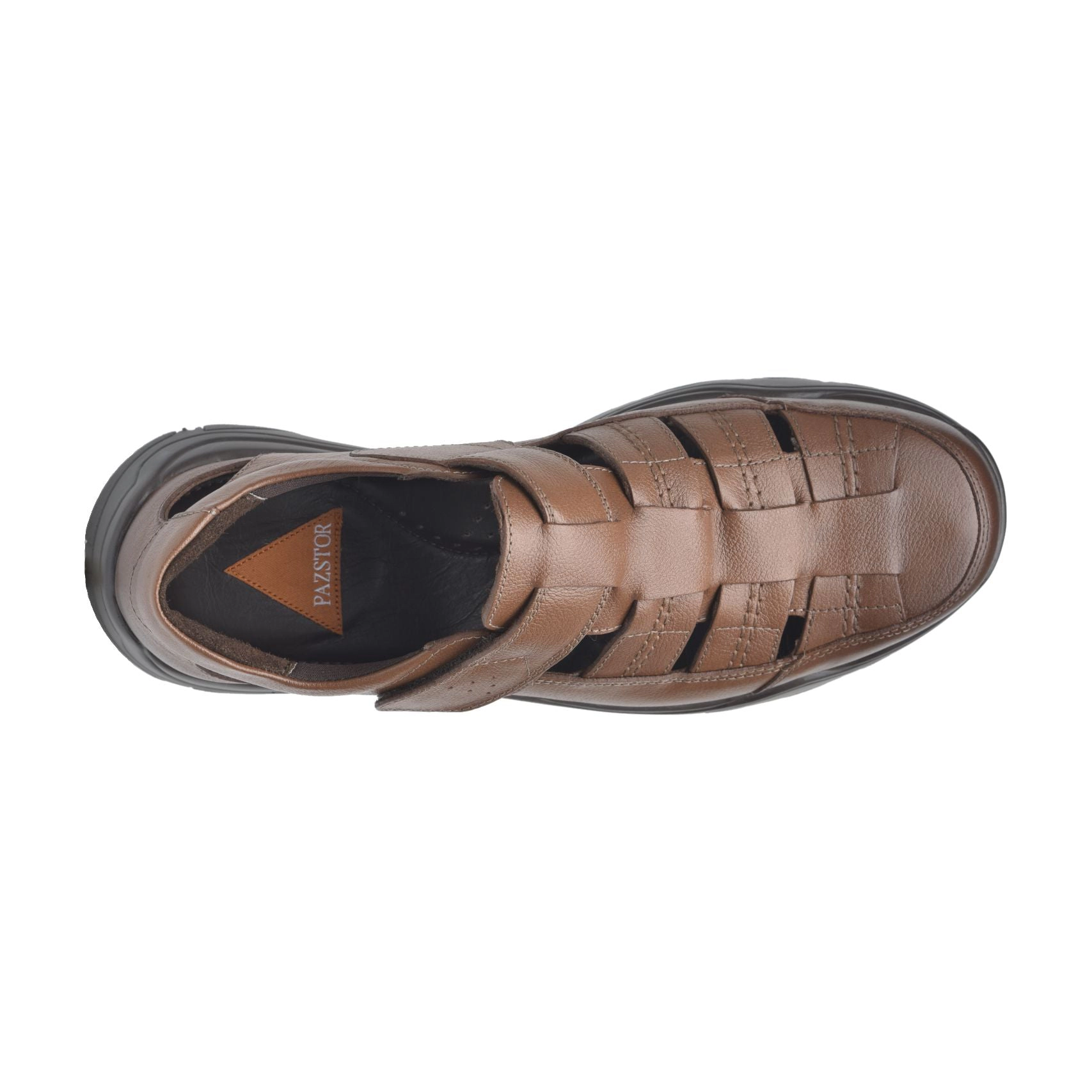 Pazstor Men's Closed-Toe Leather Fisherman Sandals John