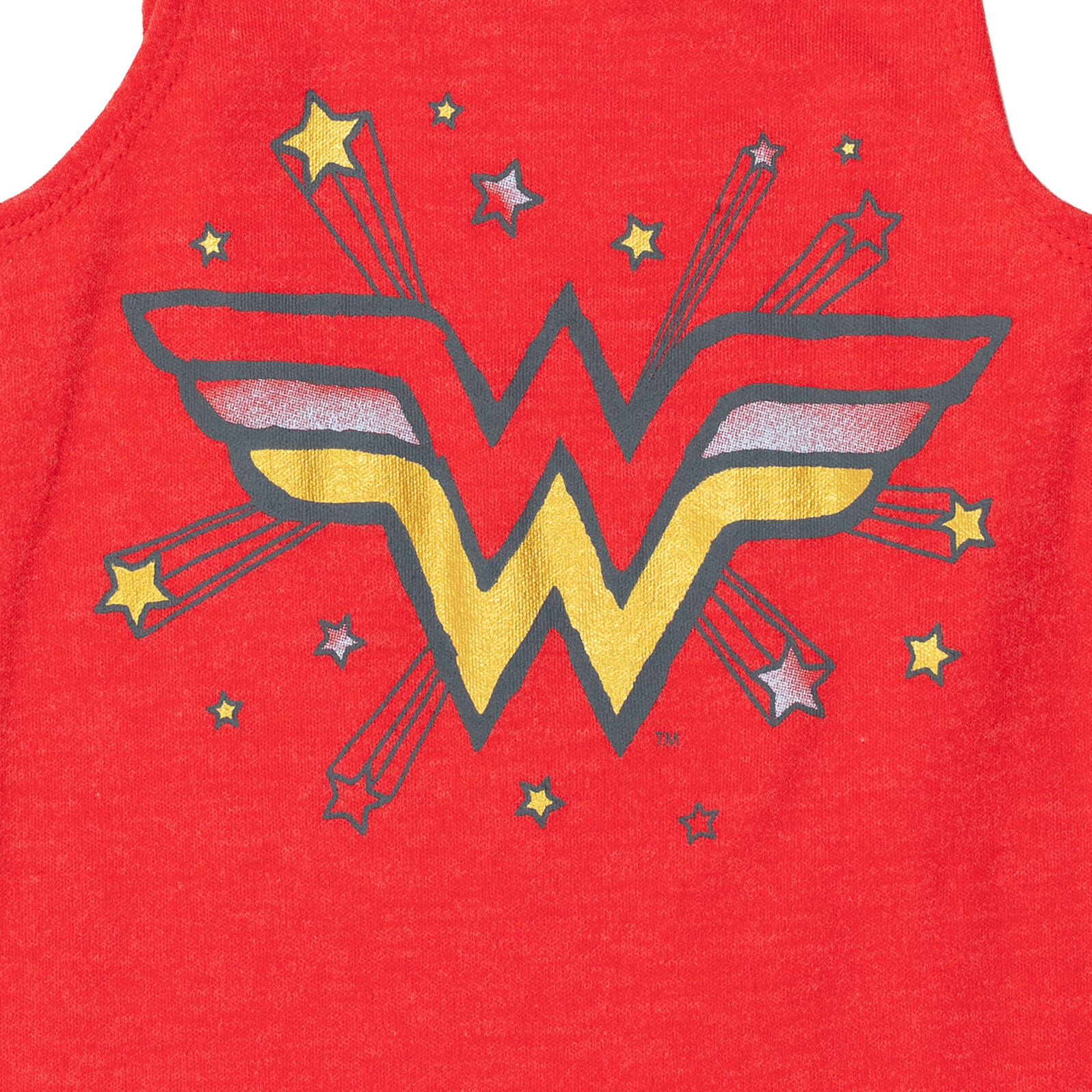 DC Comics Justice League Wonder Woman Girls' Sleeveless Romper and Headband Set