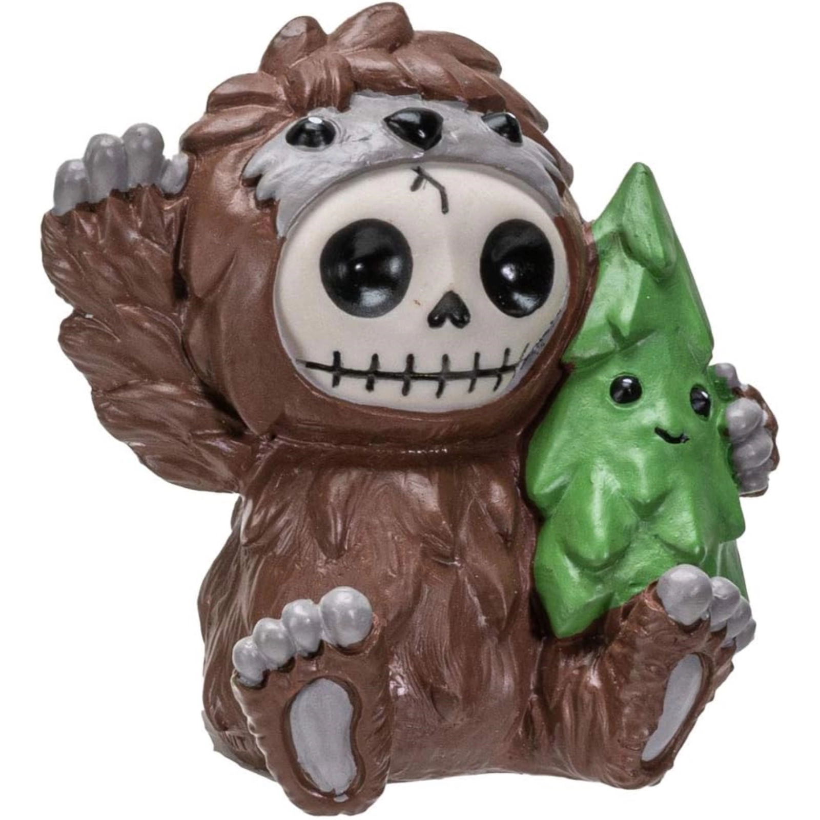 Pacific Giftware Furrybones Bigfoot Skeleton in Sasquatch Costume Figurine 3 inch