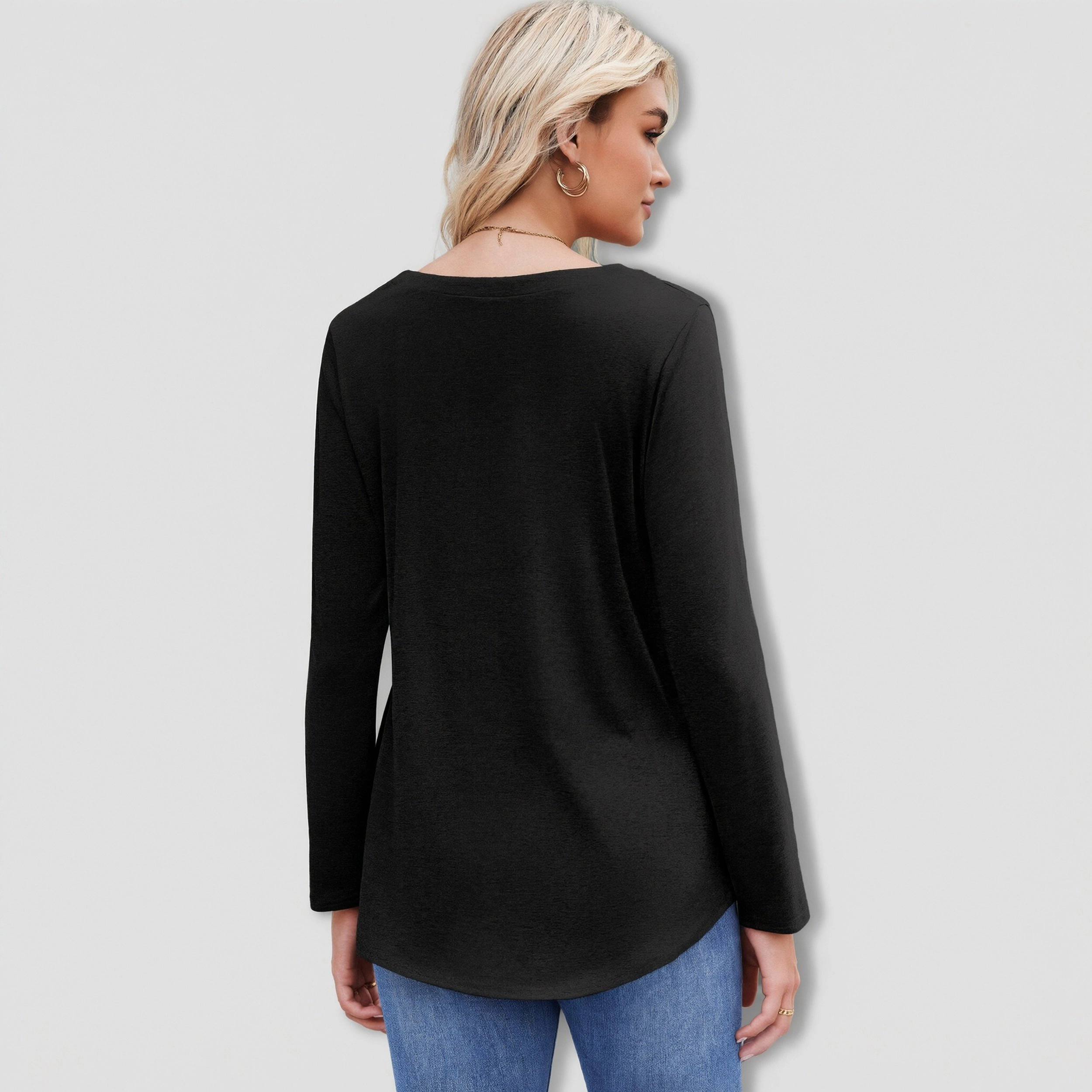 Zeagoo Women Boho Long Sleeve Blouse