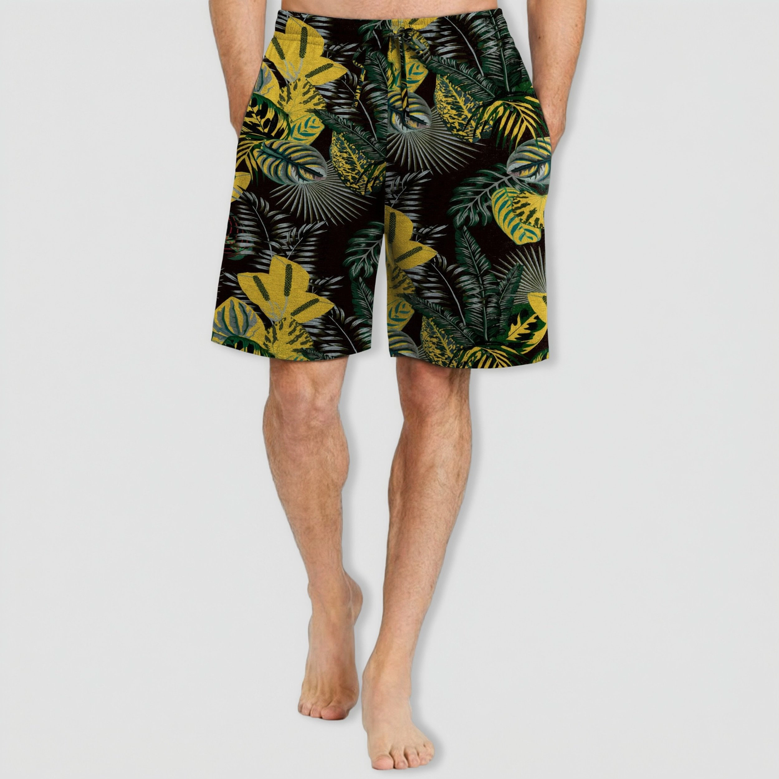 Ekouaer Men' Pajama Shorts Pj Bottoms Drawstring Casual Shorts with Pockets