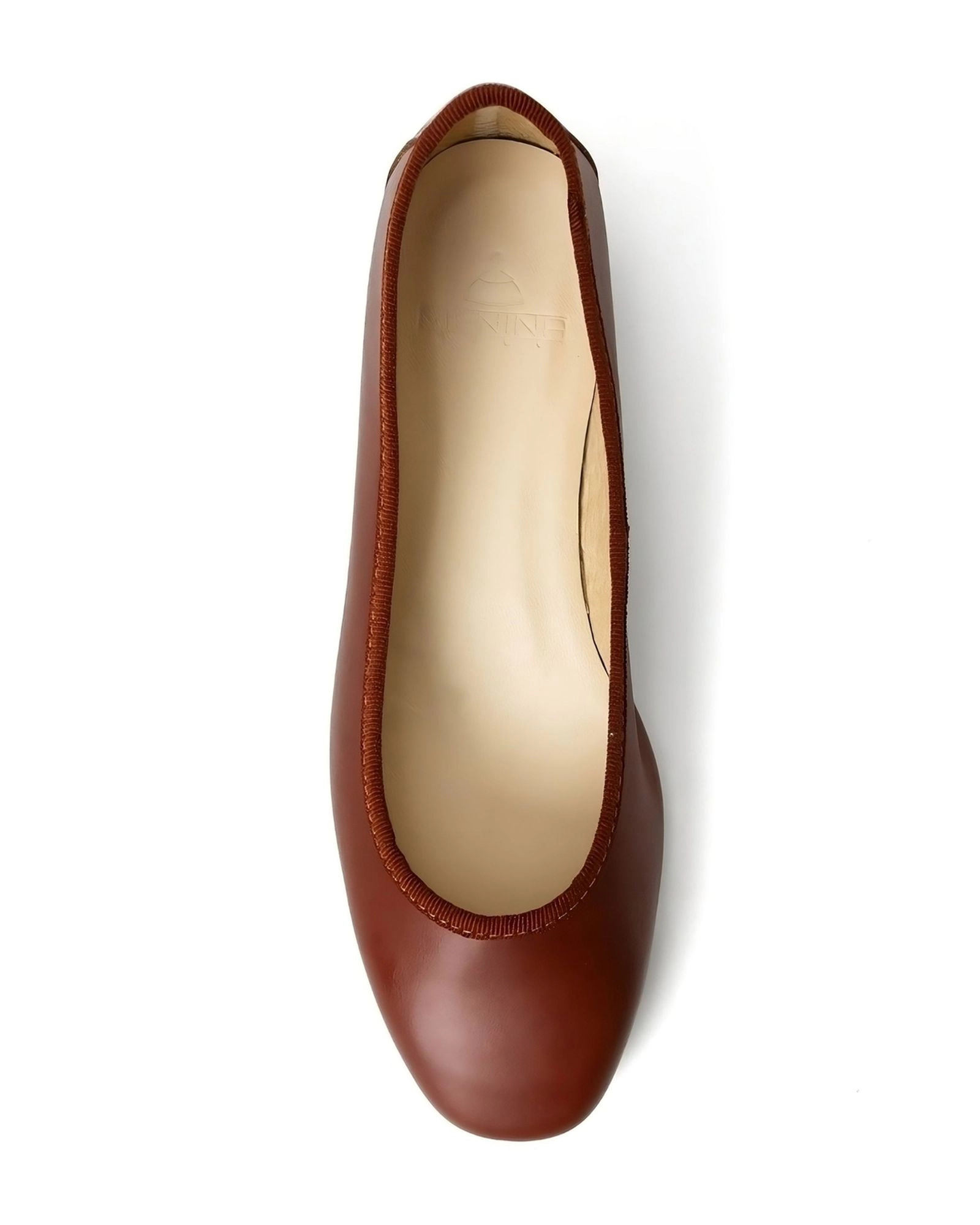 Menina Step Womens Isa Leather Ballet Flat