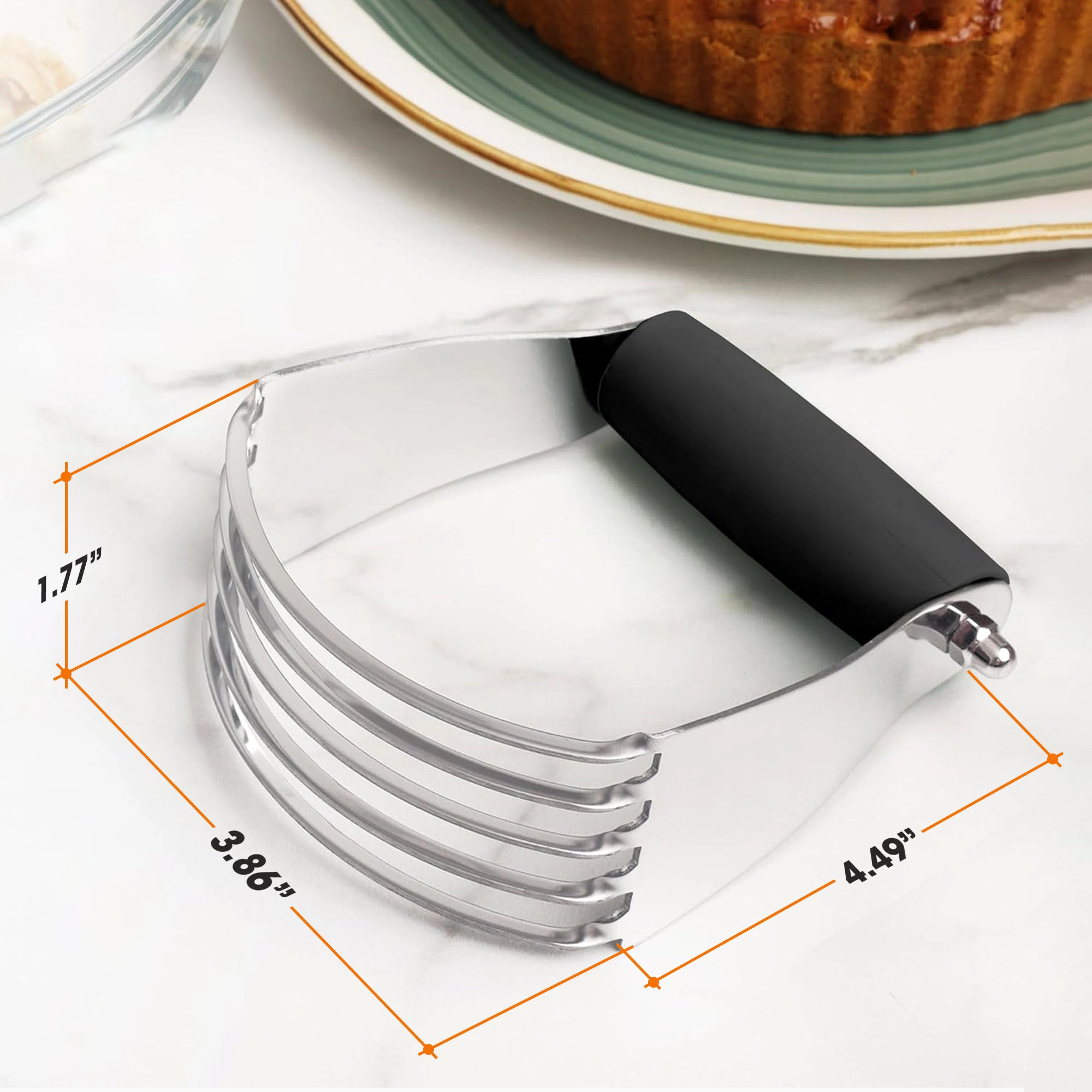 Cheer Collection Stainless Steel Pastry Cutter
