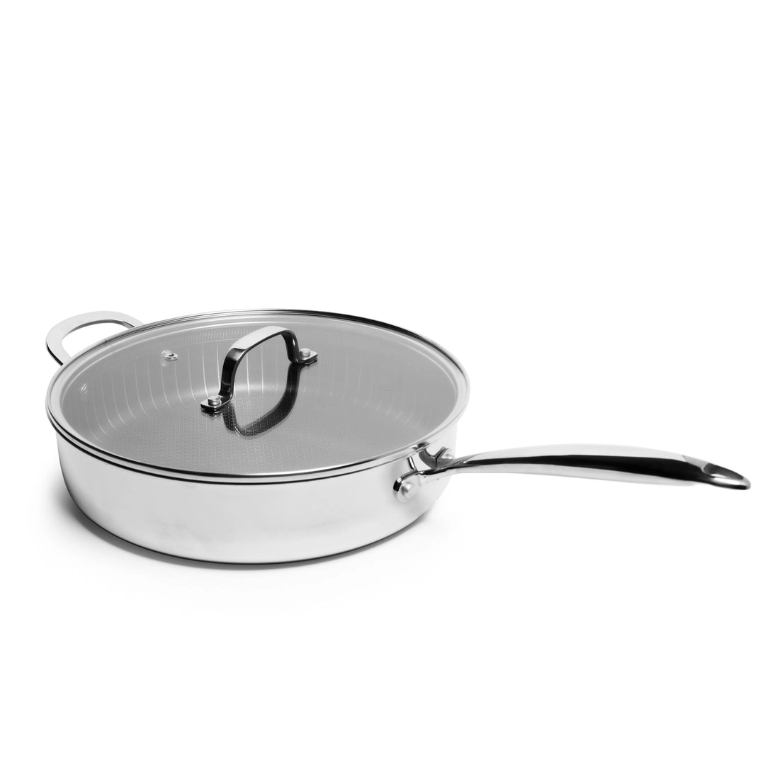 Lexi Home Premium 7-Piece Tri-Ply Stainless Steel Nonstick Cookware Set, Induction & Oven Safe