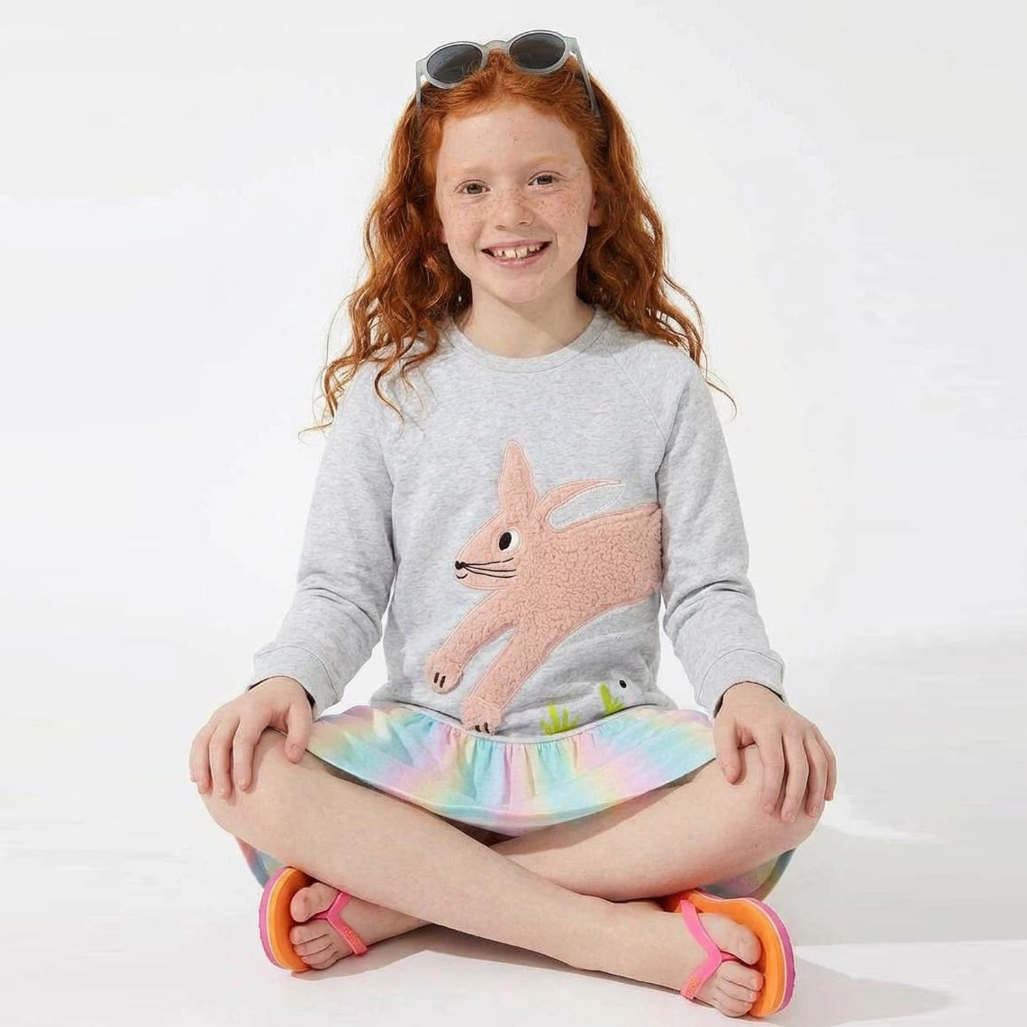 Rockets of Awesome Bunny Hop Raglan Tee for Girls