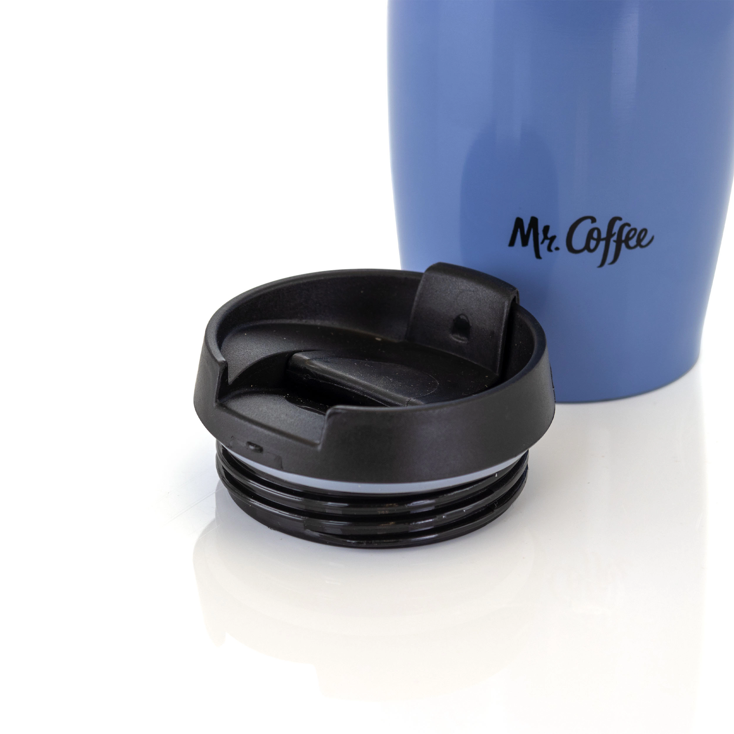 Mr. Coffee 12.5 Ounce Stainless Steel Insulated Thermal Travel Mug Set of 3
