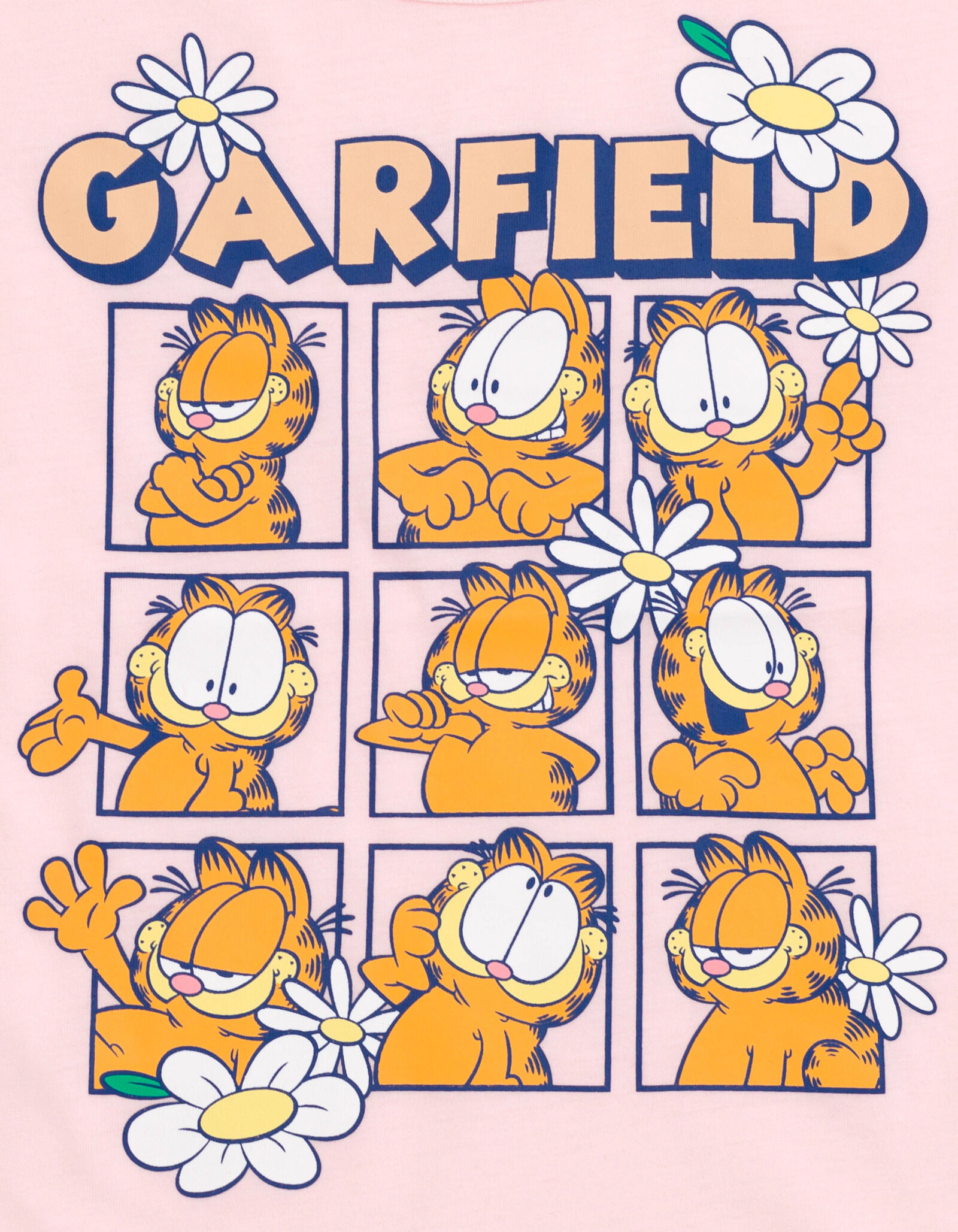 Garfield Girls' 2-Piece Tee and Shorts Set