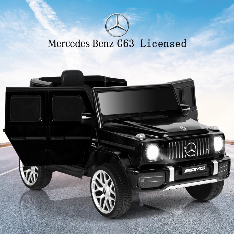 Hivvago 12V Mercedes-Benz G63 Licensed Kids Ride On Car with Remote Control