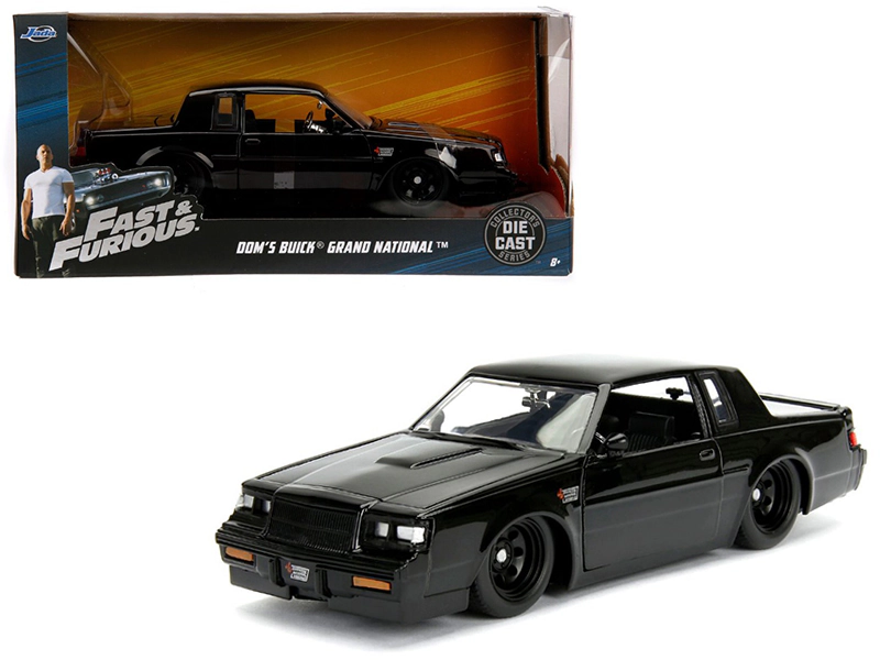 Jada Dom's Buick Grand National Black "Fast & Furious" Movie 1/24 Diecast Model Car by Jada