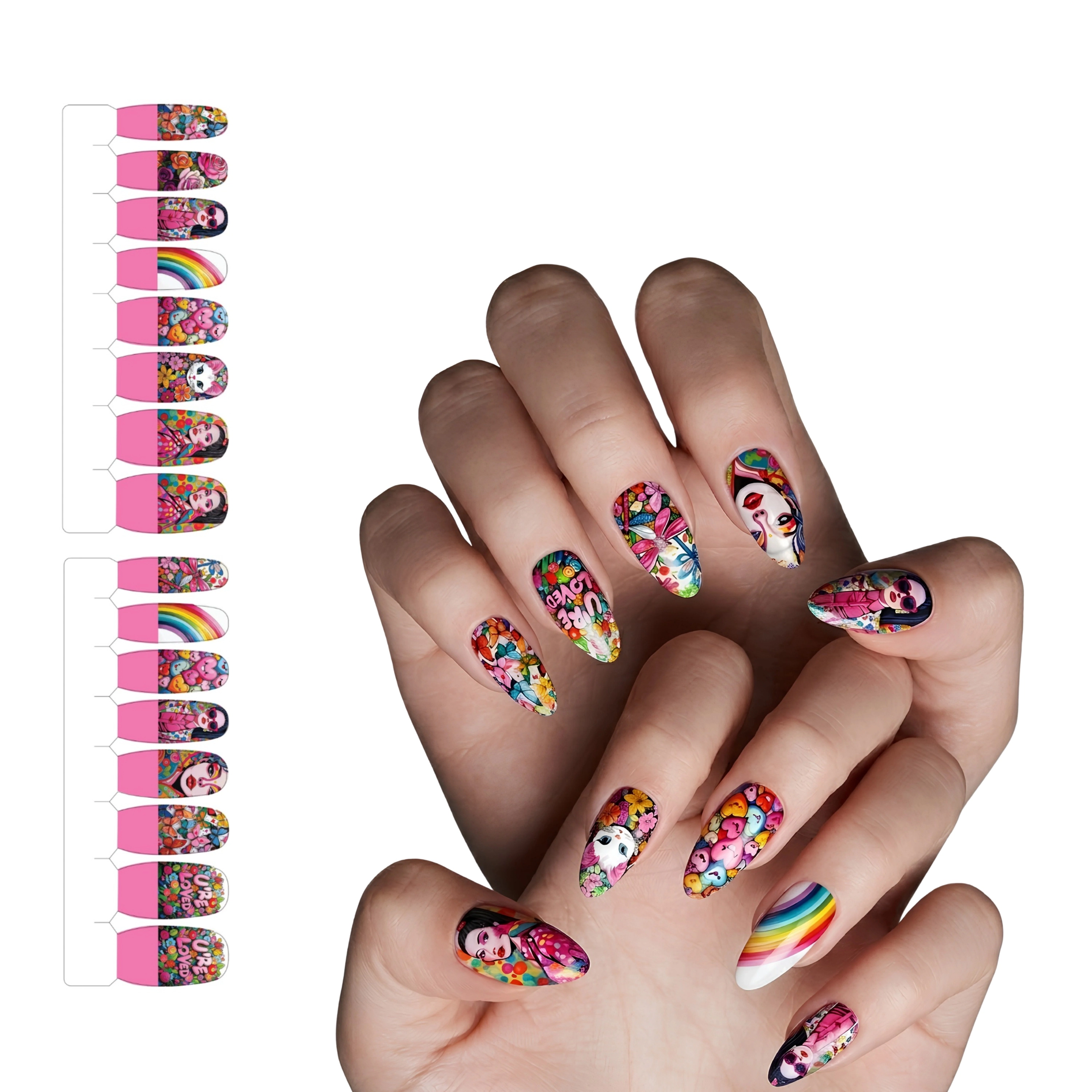 XPNail Women's Nail Polish Strips Aura 16ct
