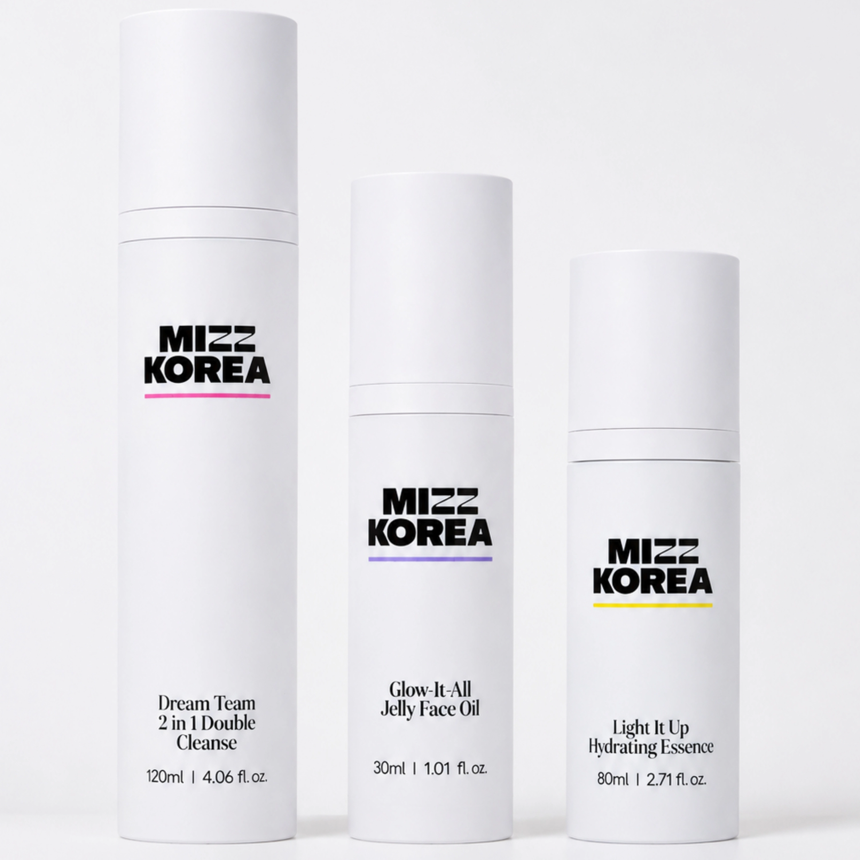Mizz Korea K-Beauty The Cleanse, Hydrate & Glow Trio
