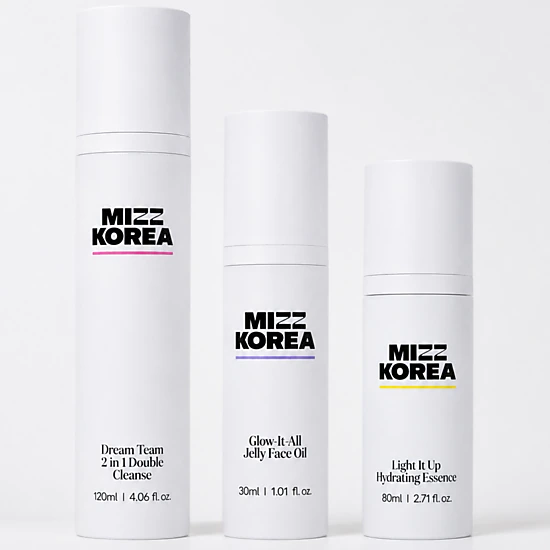 Mizz Korea K-Beauty The Cleanse, Hydrate & Glow Trio